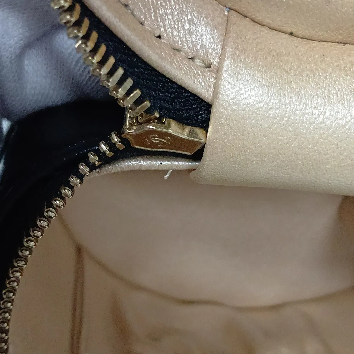 Matelassé Lambskin Vanity Bag, Black with Gold Hardware, 32063111, serial number in the 32 range. — view 12