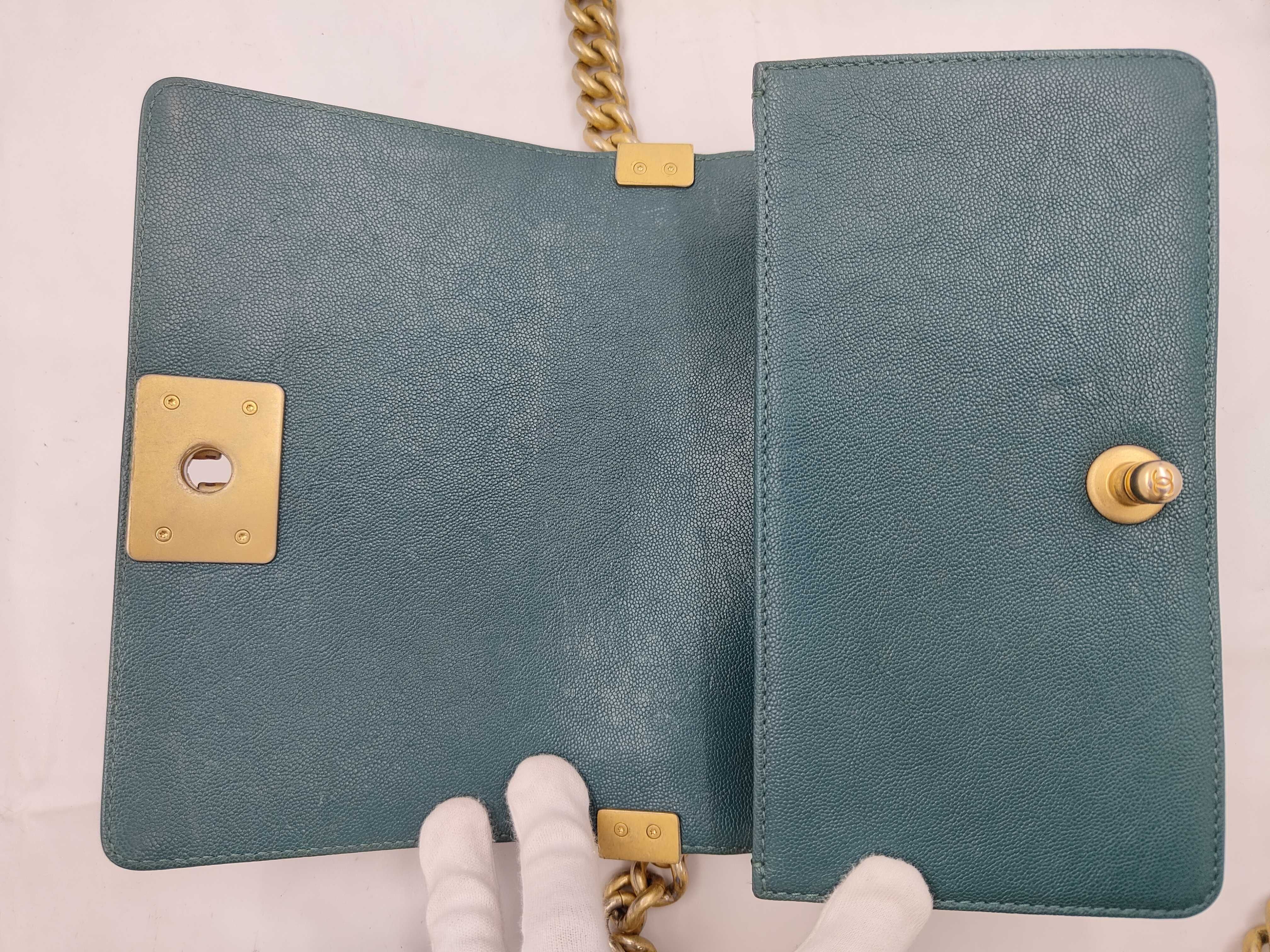 Caviar Boy Chanel Chain Shoulder Bag — view 8