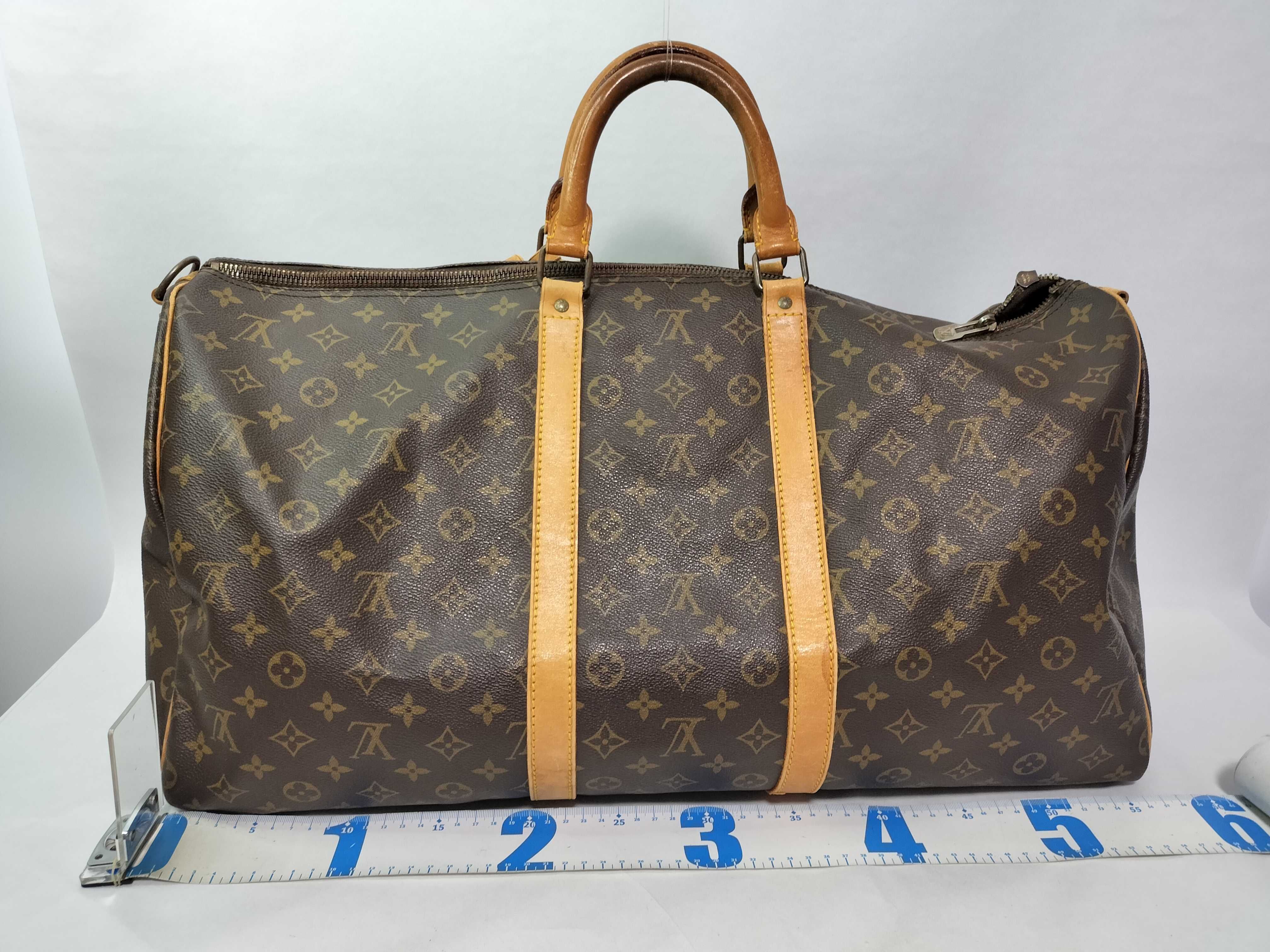 Monogram Louis Vuitton Boston Bag Monogram Keepall 55 Boston Bag — view 2