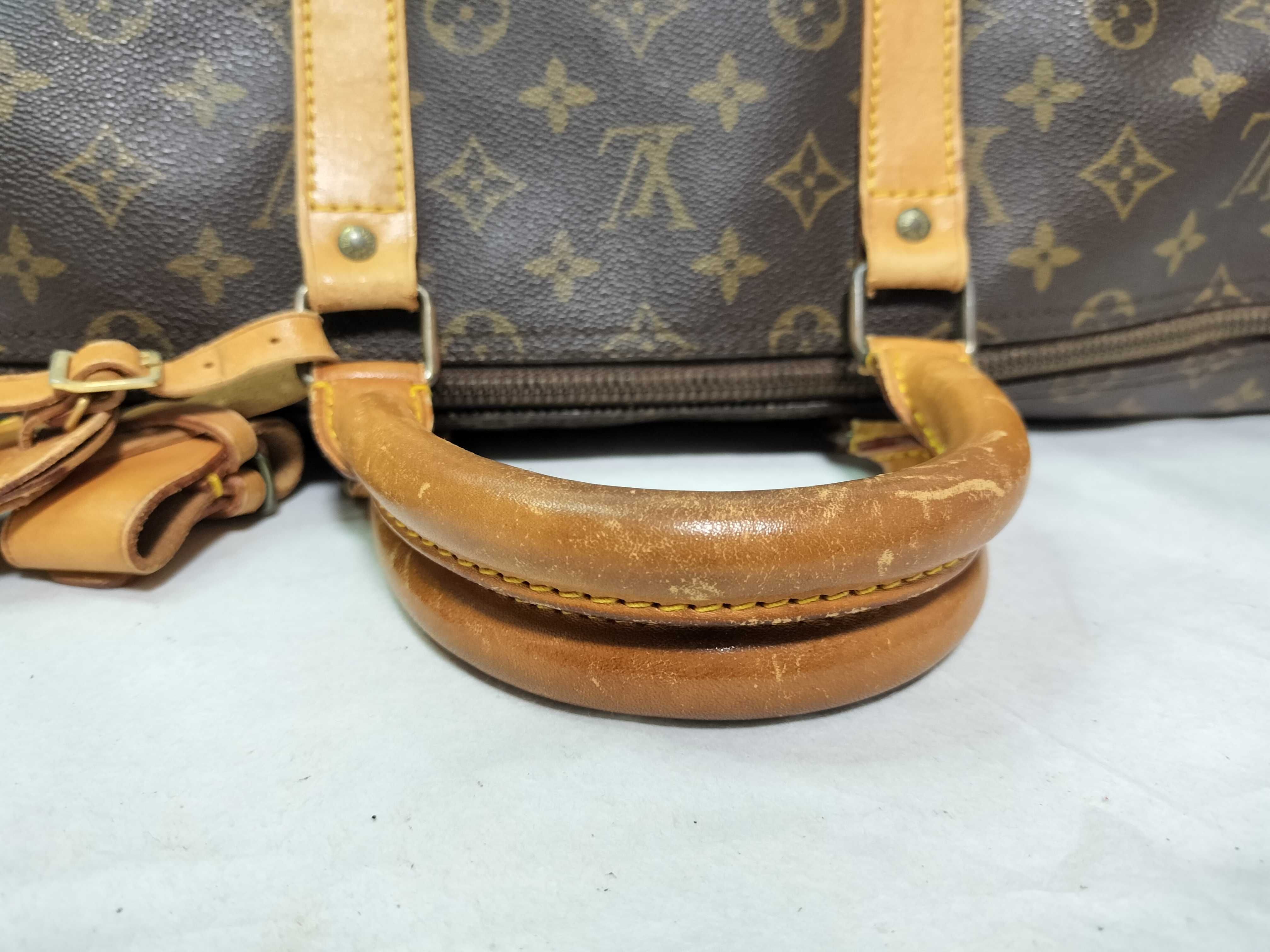 Monogram Louis Vuitton Boston Bag Monogram Keepall 55 Boston Bag — view 5