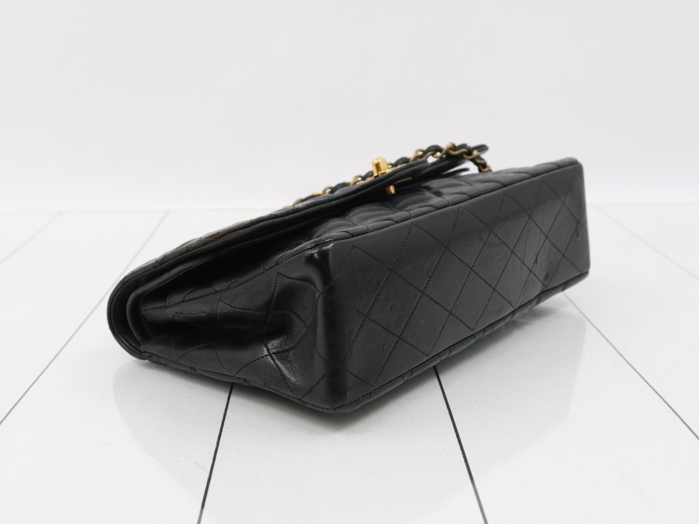 Double flap, double chain matelassé 25, lambskin — view 5