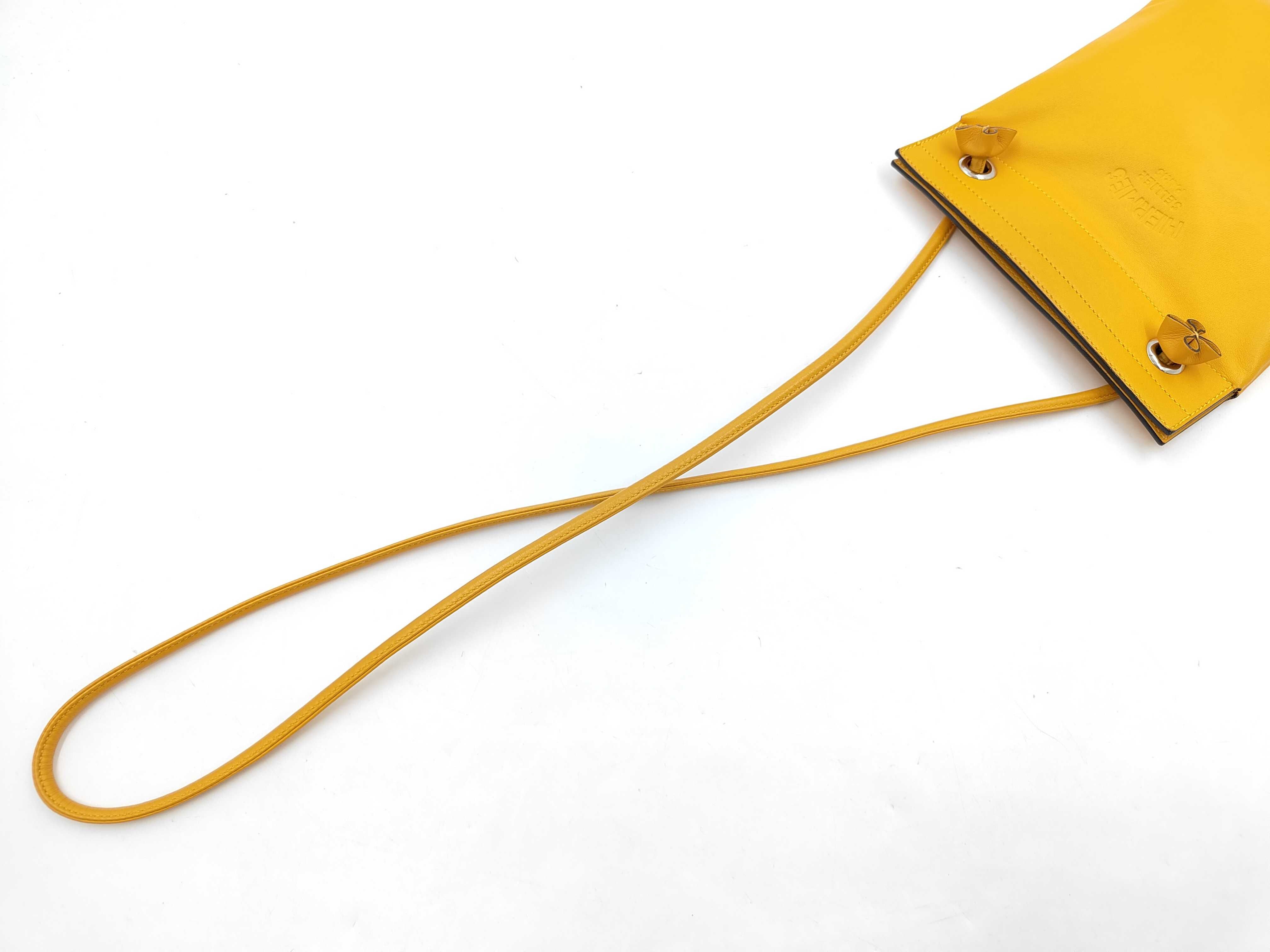 Aline Mini Swift Yellow, D stamp, 2019. Accessories: Box, dust bag, shoulder bag. — view 5