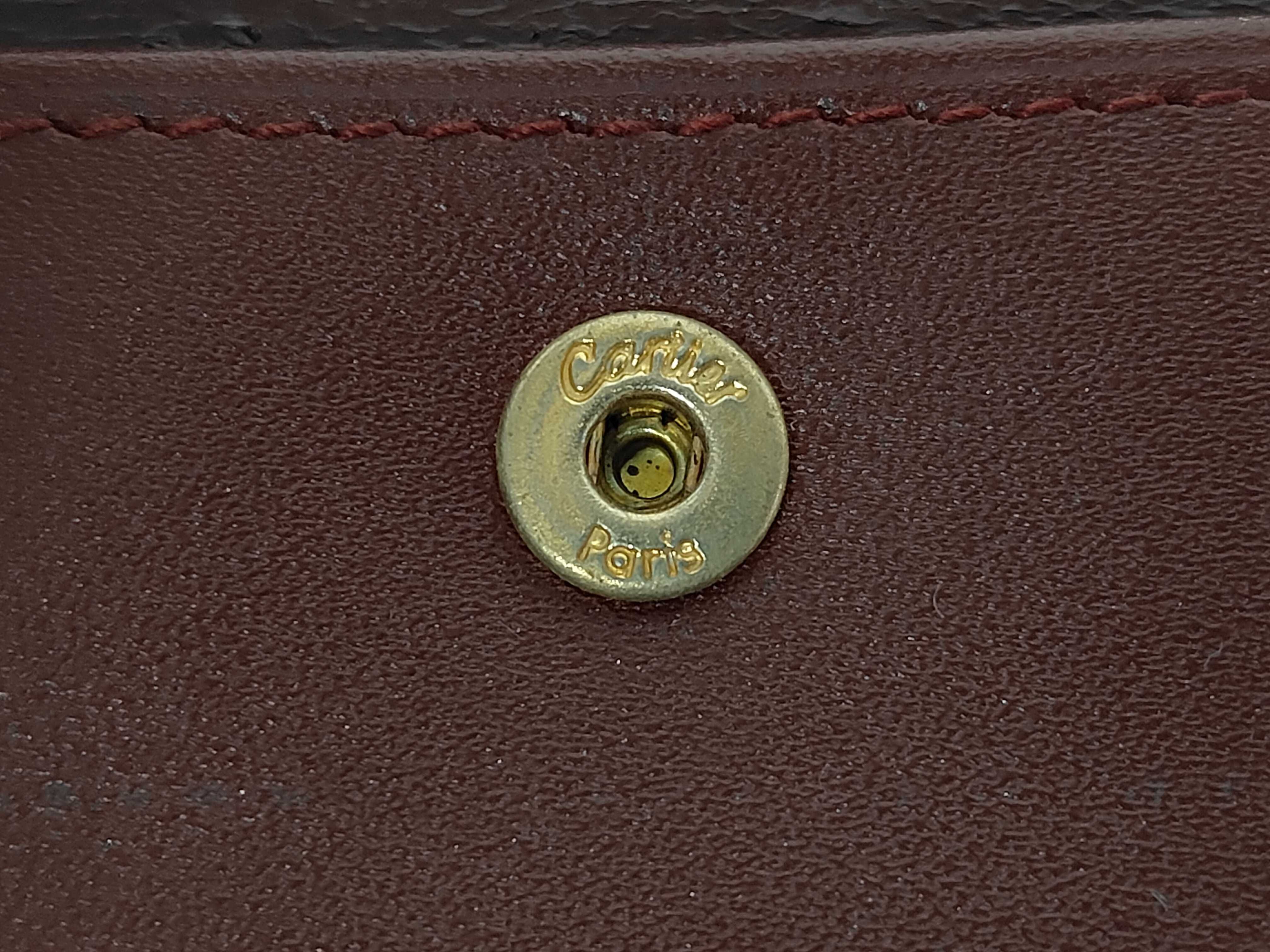 Must Leather Folding Wallet, Bordeaux — view 7