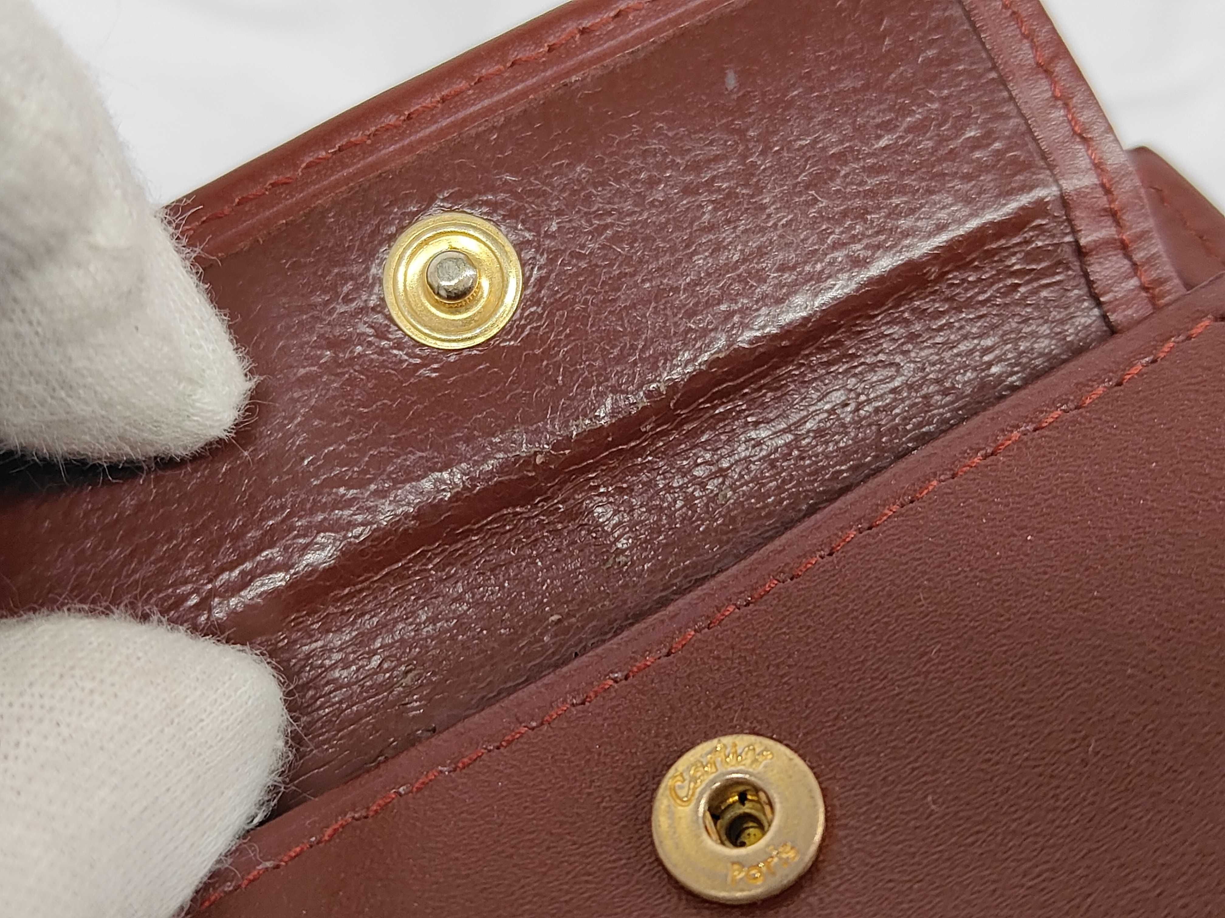 Must Leather Folding Wallet, Bordeaux — view 8