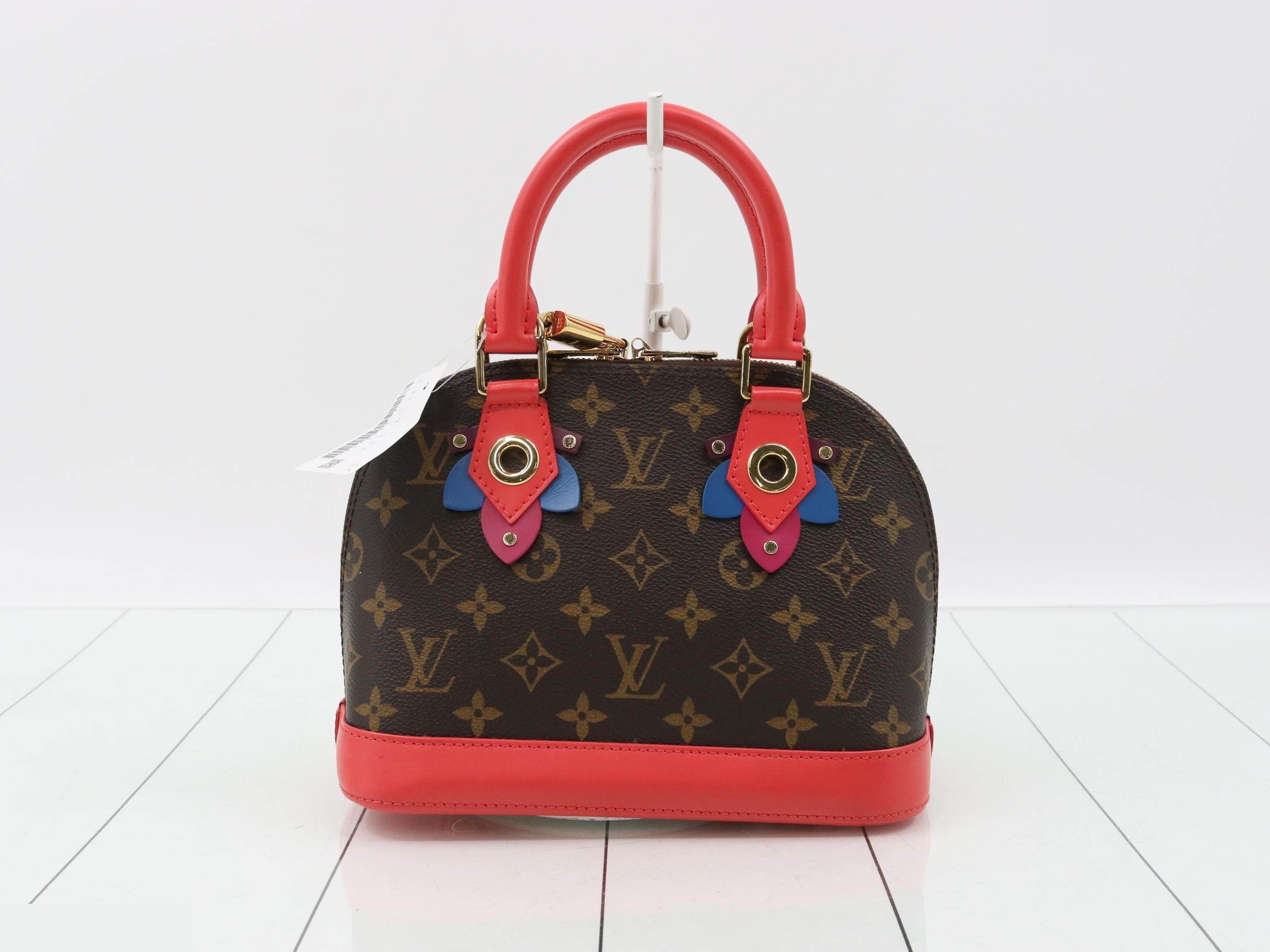 Monogram Totem Alma BB Flamingo 2-Way Handbag