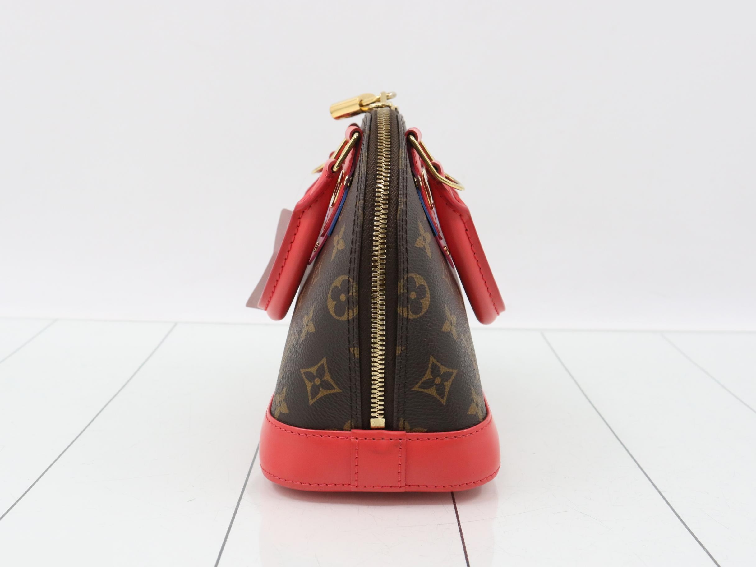 Monogram Totem Alma BB Flamingo 2-Way Handbag — view 3