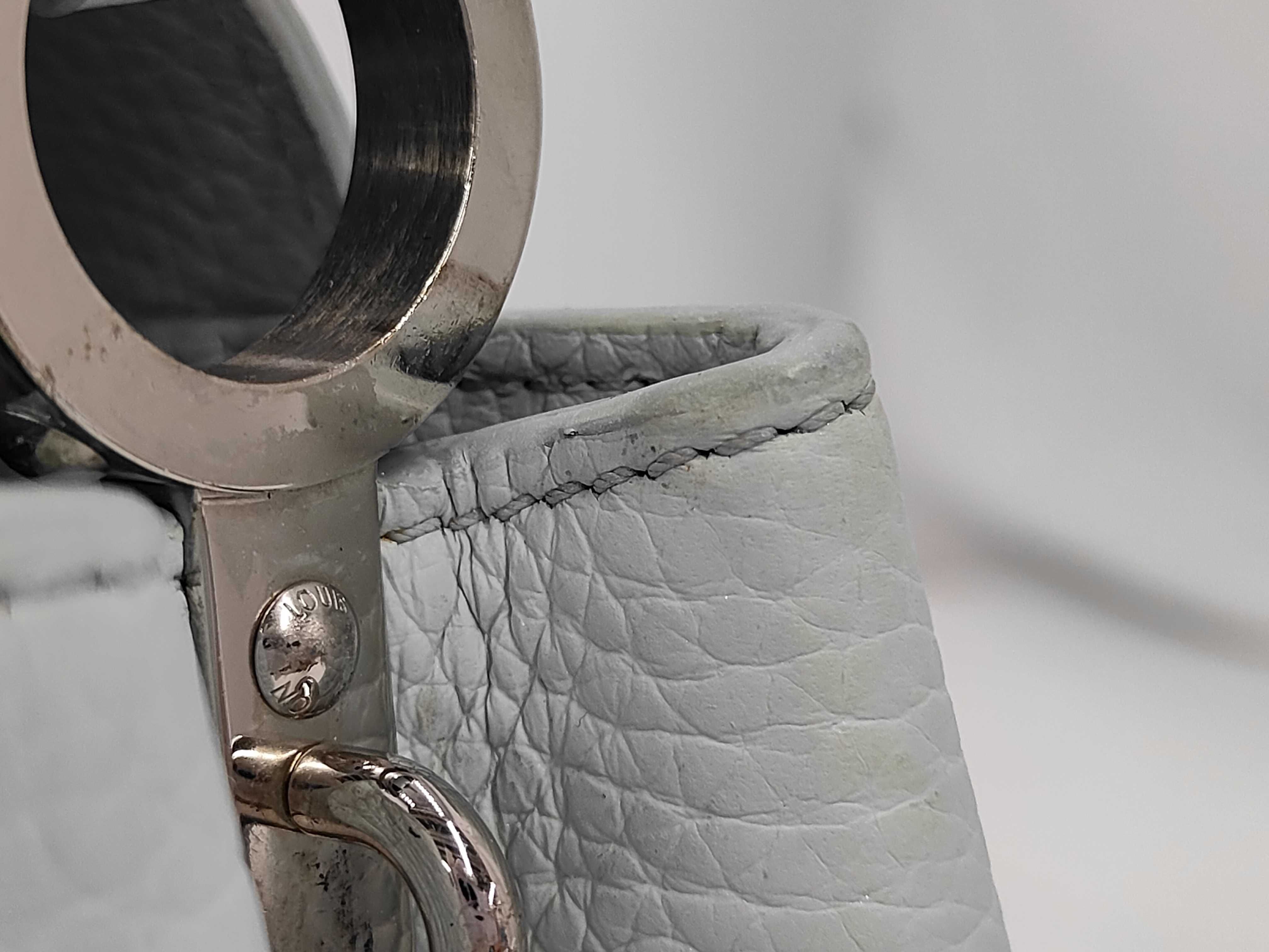 Capucines Iridescent Blue Shoulder Bag — view 10