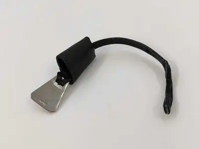 Epsom Mini Clochette, Veau Epsom leather, Silver hardware, Noir (black), Charm