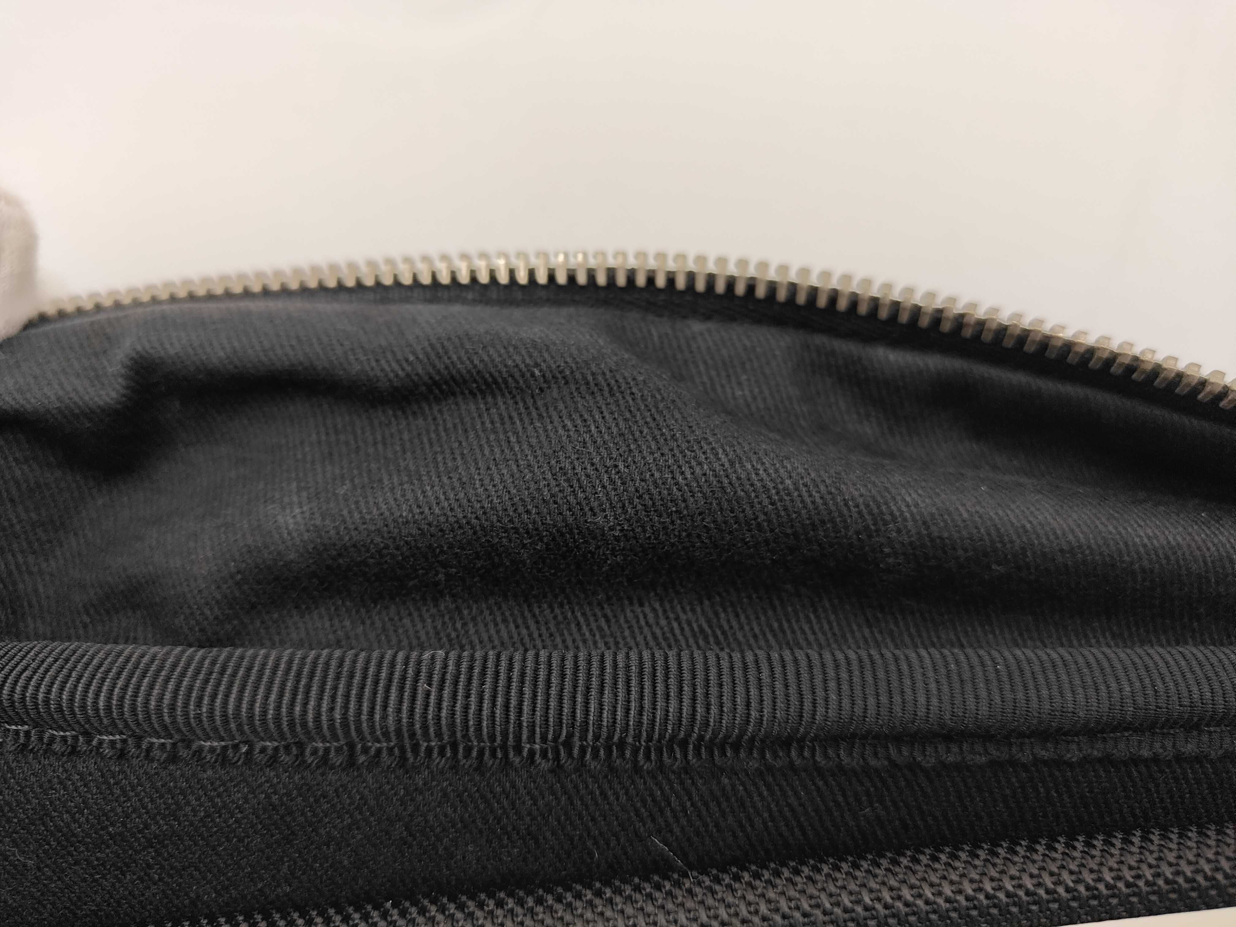 Airline Tote Bag, Canvas x Leather, Black x White x Red, 22349752 Tote Bag — view 13