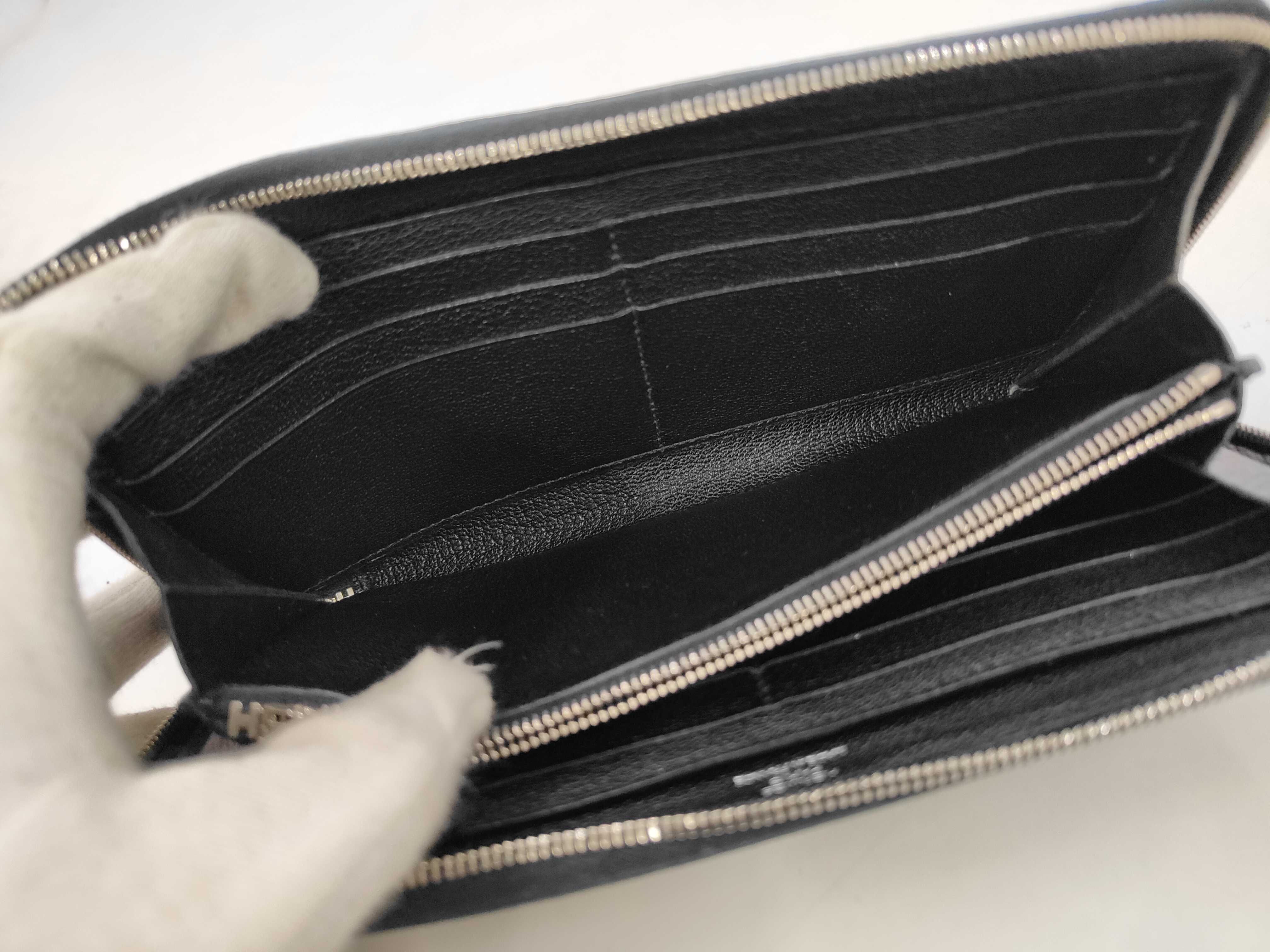 Azap Long N stamp Chevre leather wallet — view 4