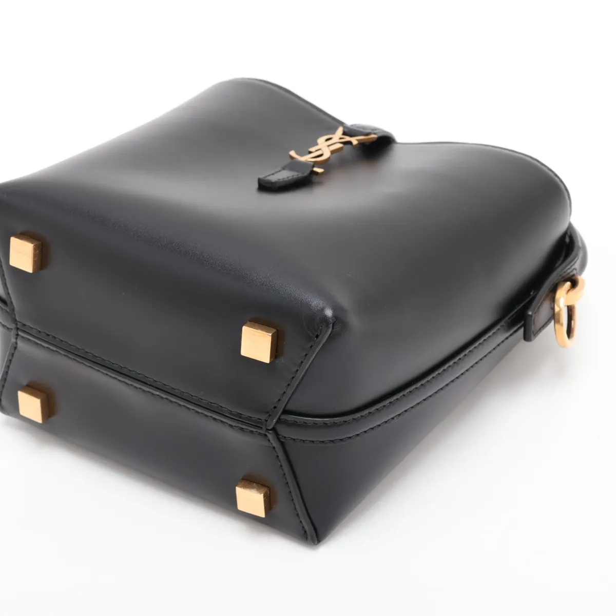 LE 37 mini 765870 Leather 2-Way Handbag, Black — view 3