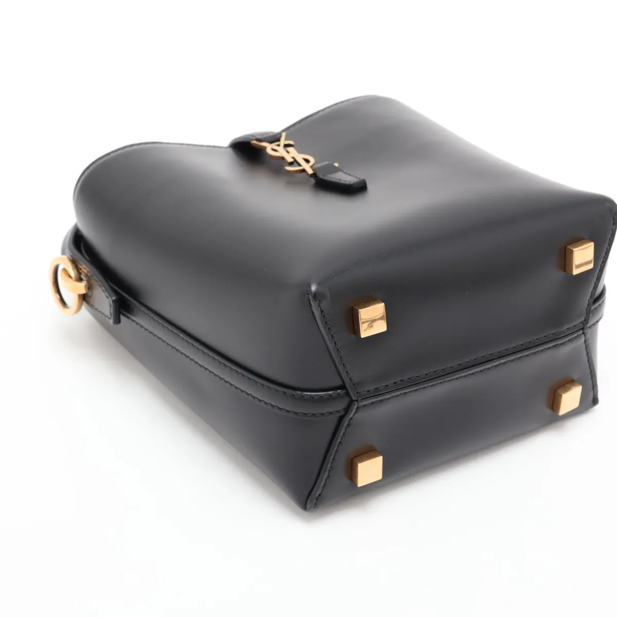 LE 37 mini 765870 Leather 2-Way Handbag, Black — view 4