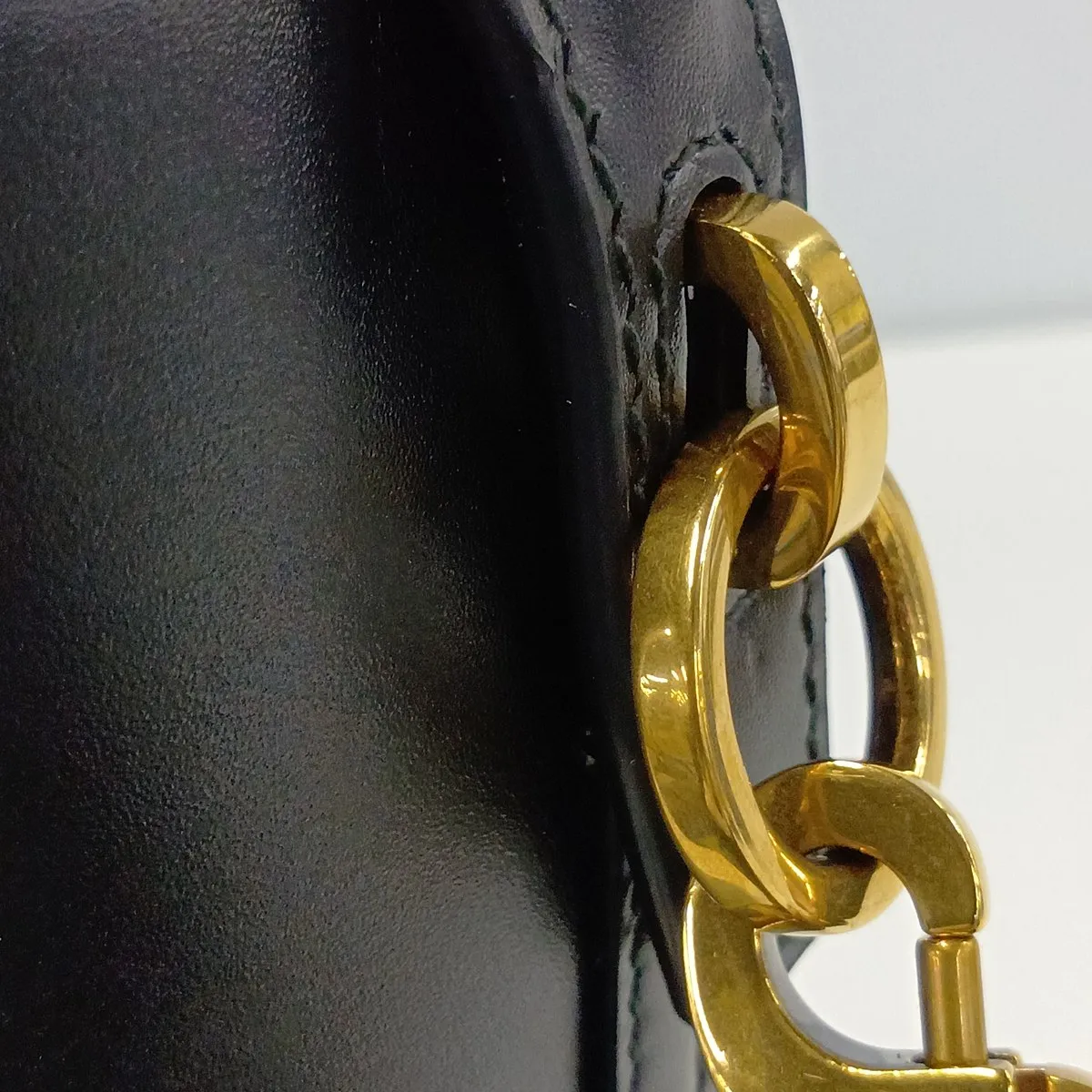 LE 37 mini 765870 Leather 2-Way Handbag, Black — view 10
