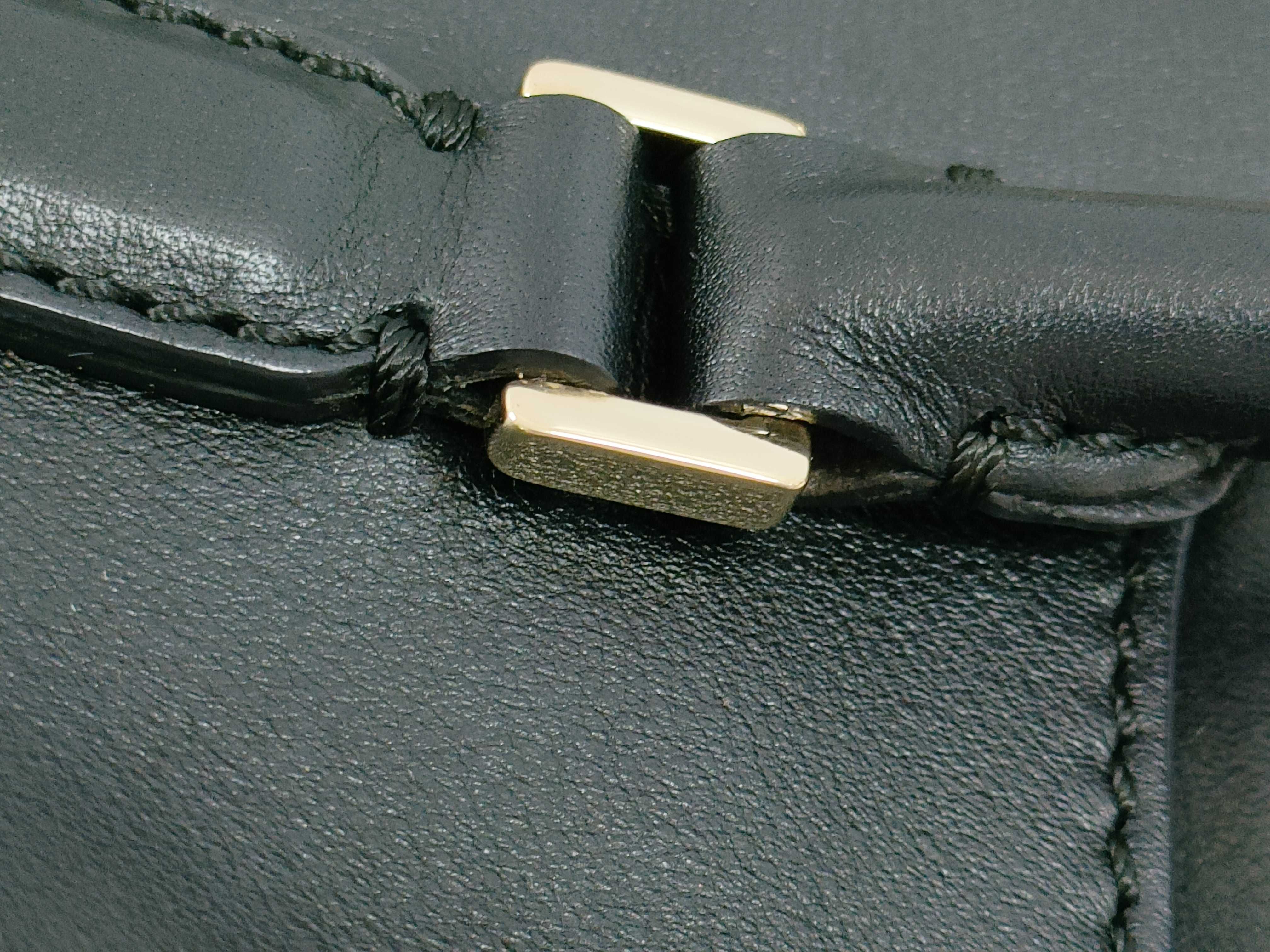 Rockstud Leather x Stud 2-Way Handbag, Black — view 4