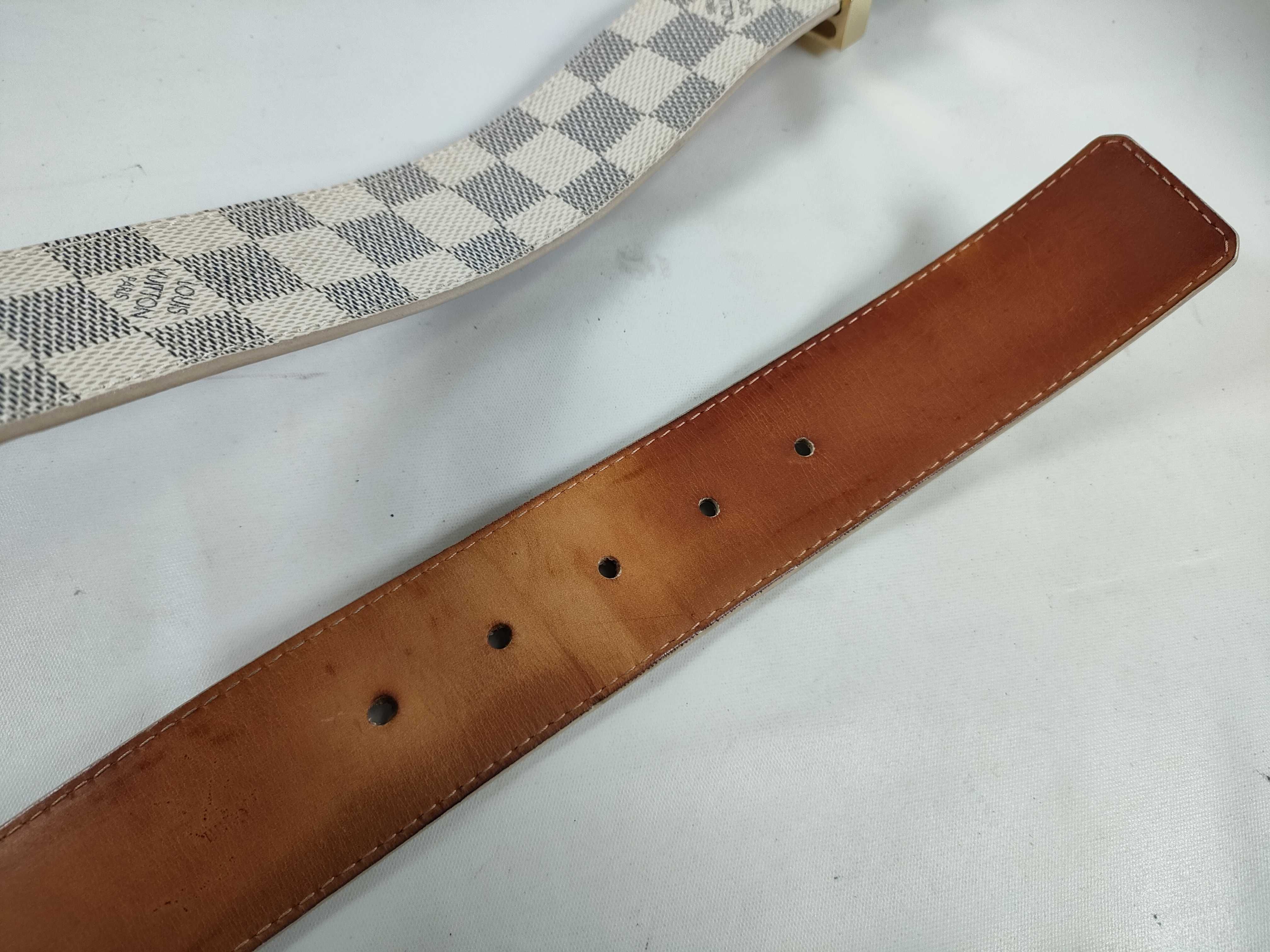 Damier Azur Ceinture Initia Belt M9609 Belt — view 8