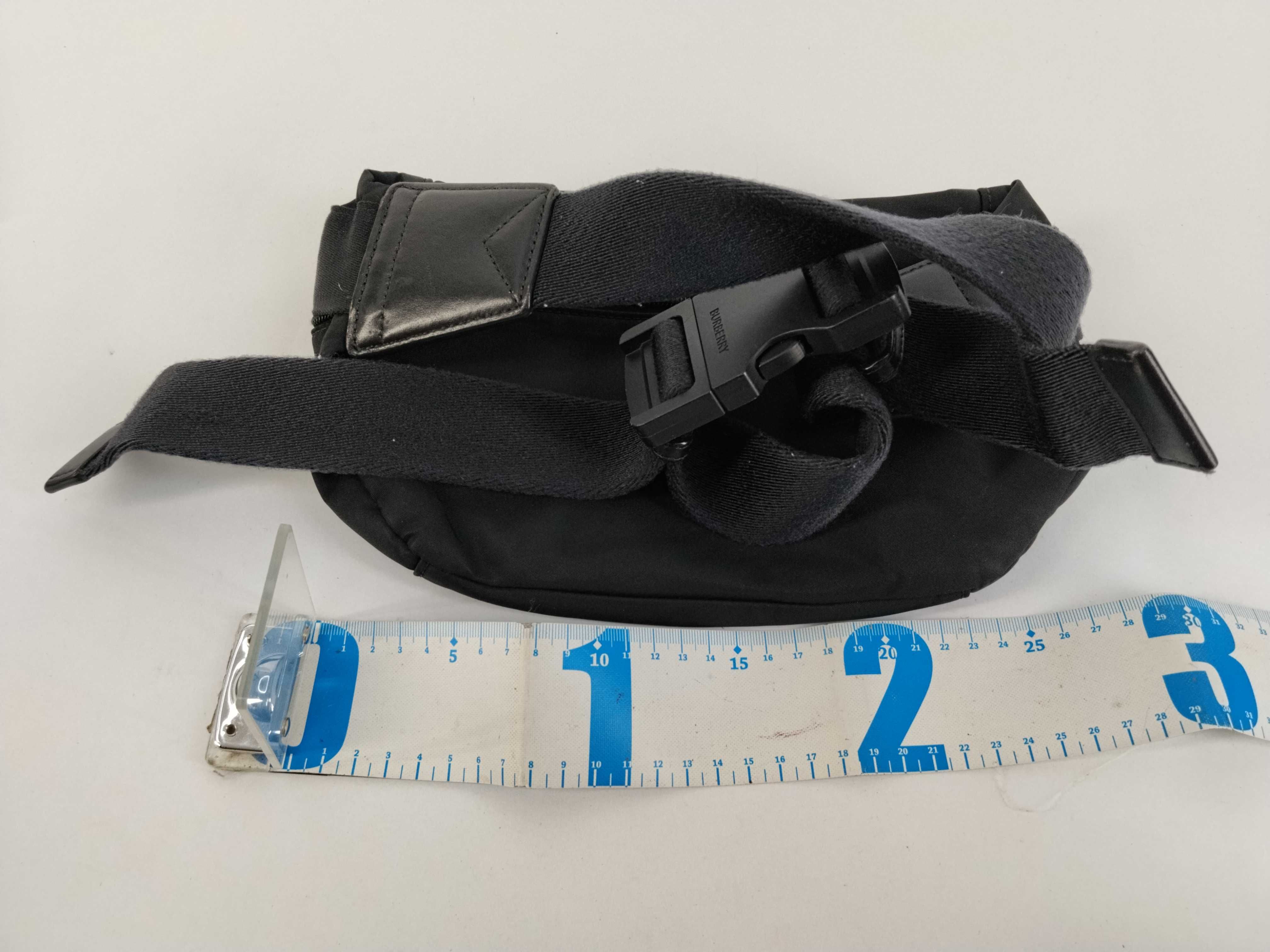 Nylon Waist Bag, Black — view 2
