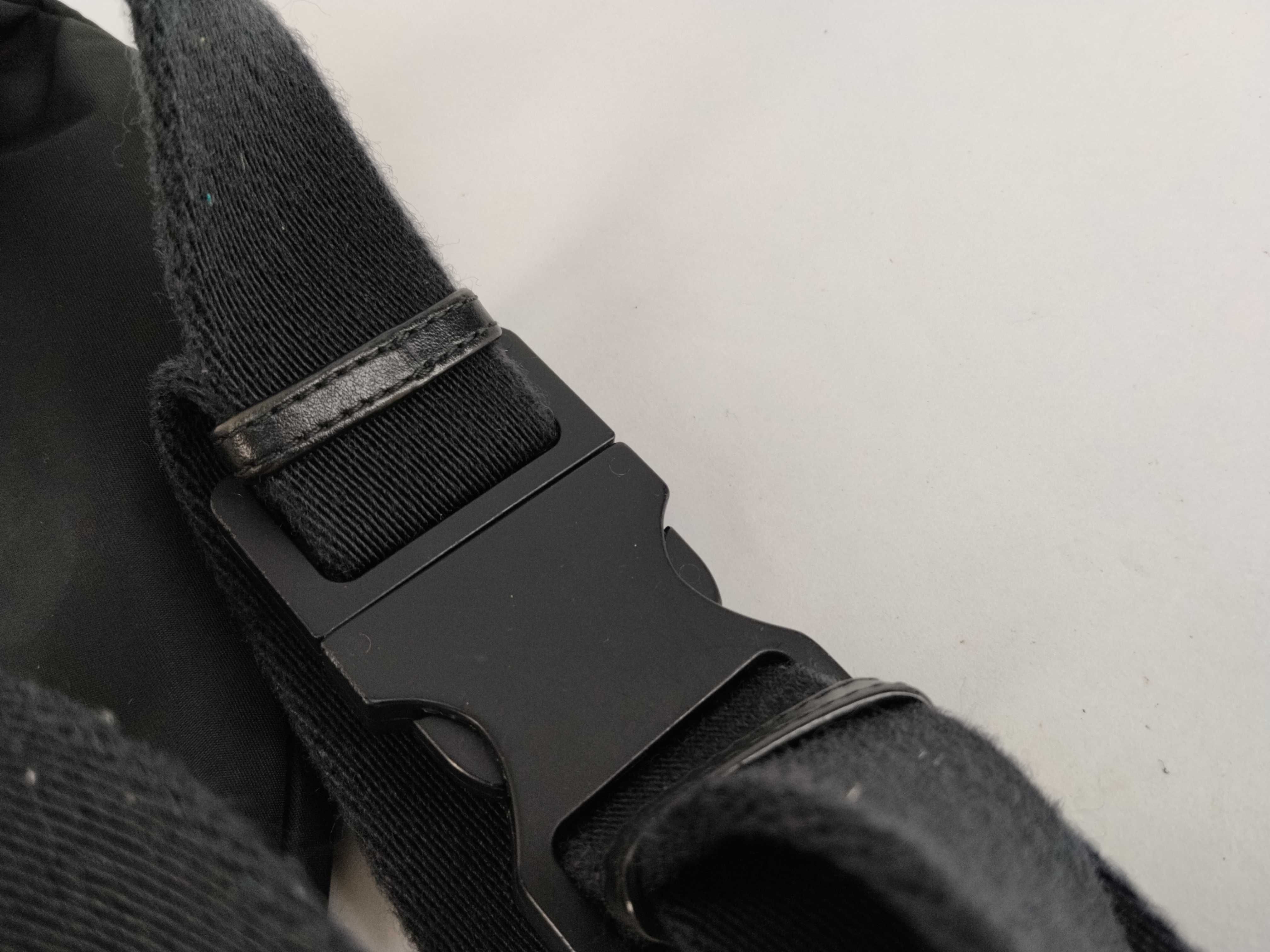Nylon Waist Bag, Black — view 4