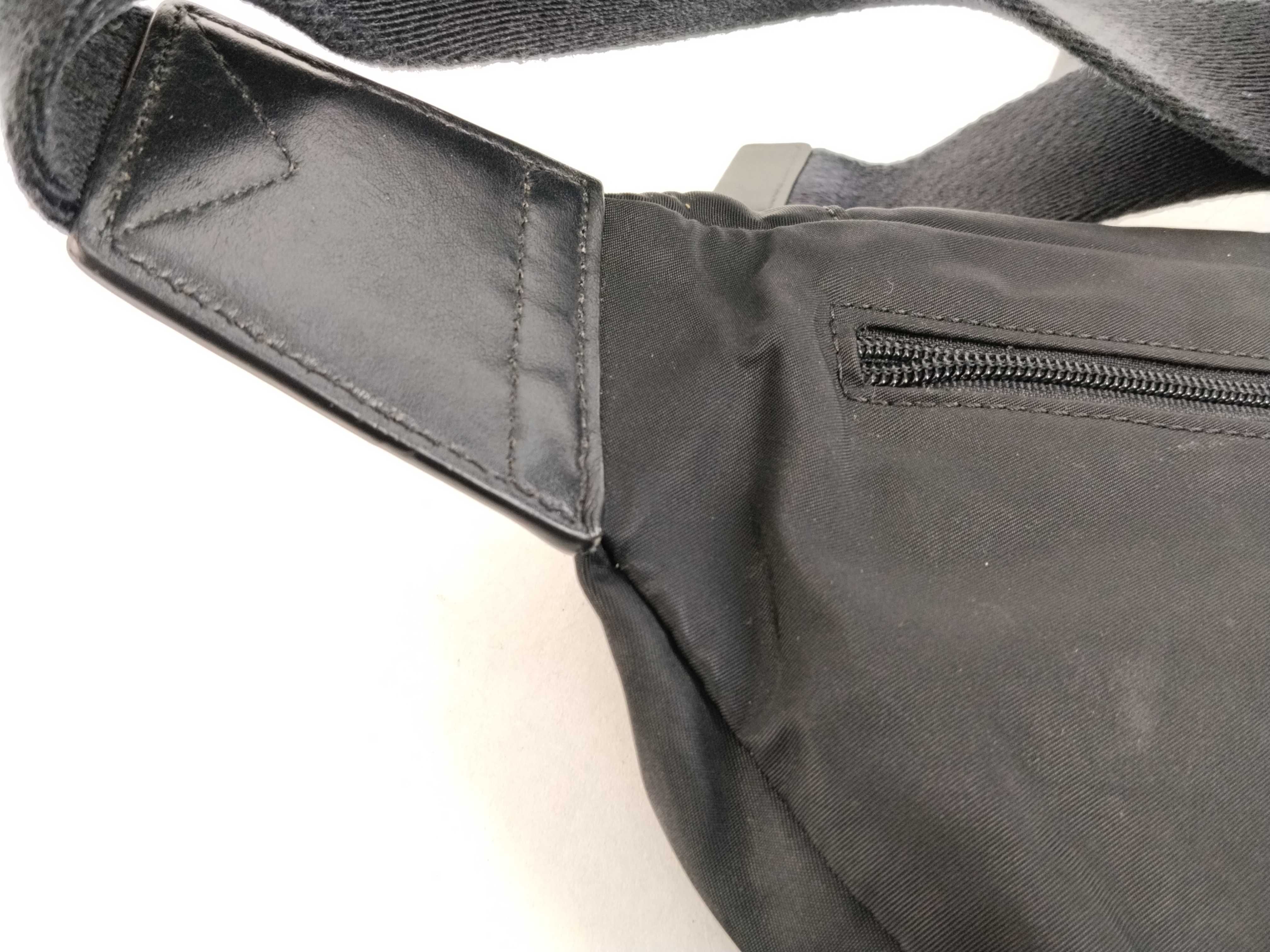 Nylon Waist Bag, Black — view 5