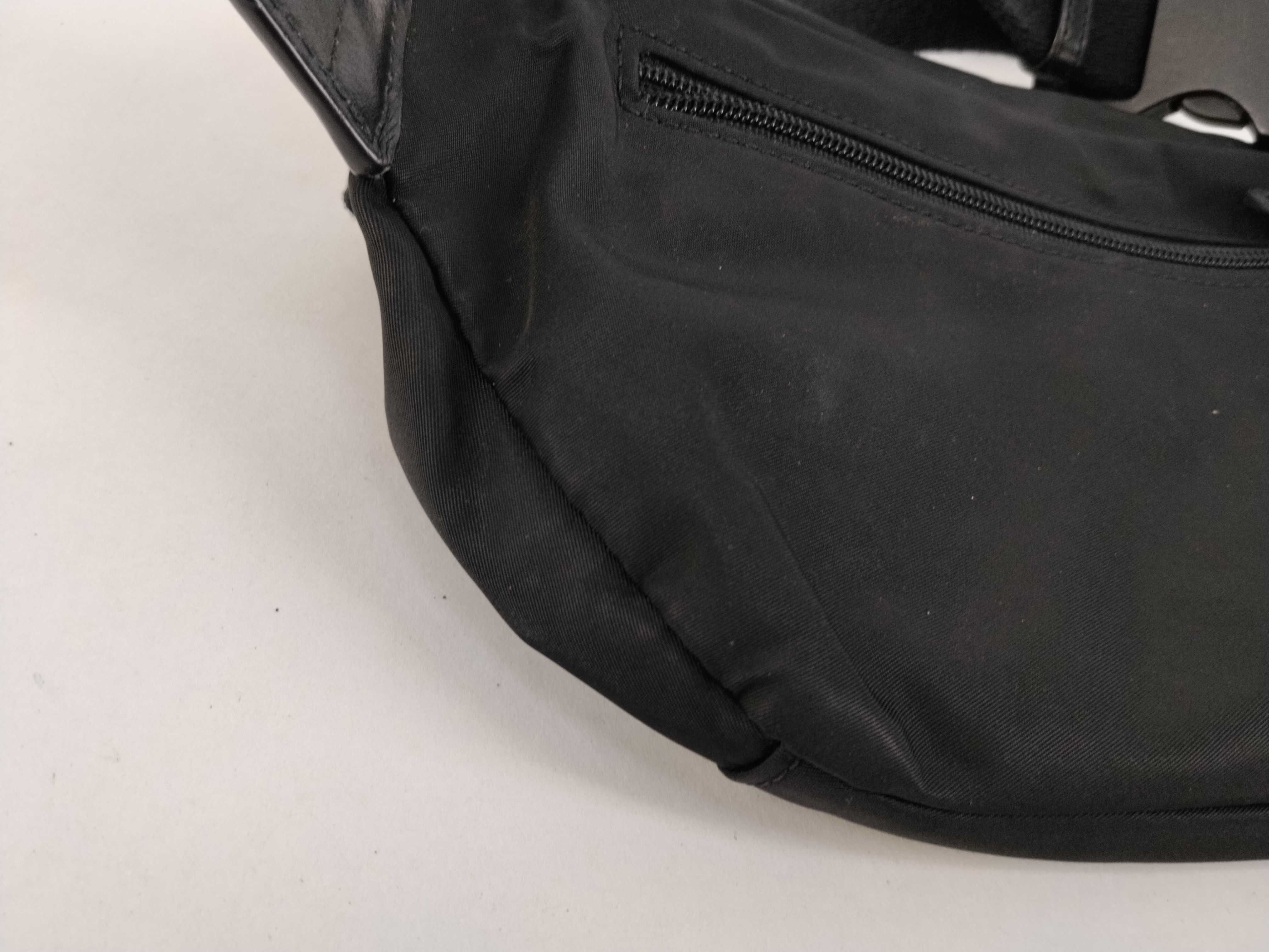 Nylon Waist Bag, Black — view 6