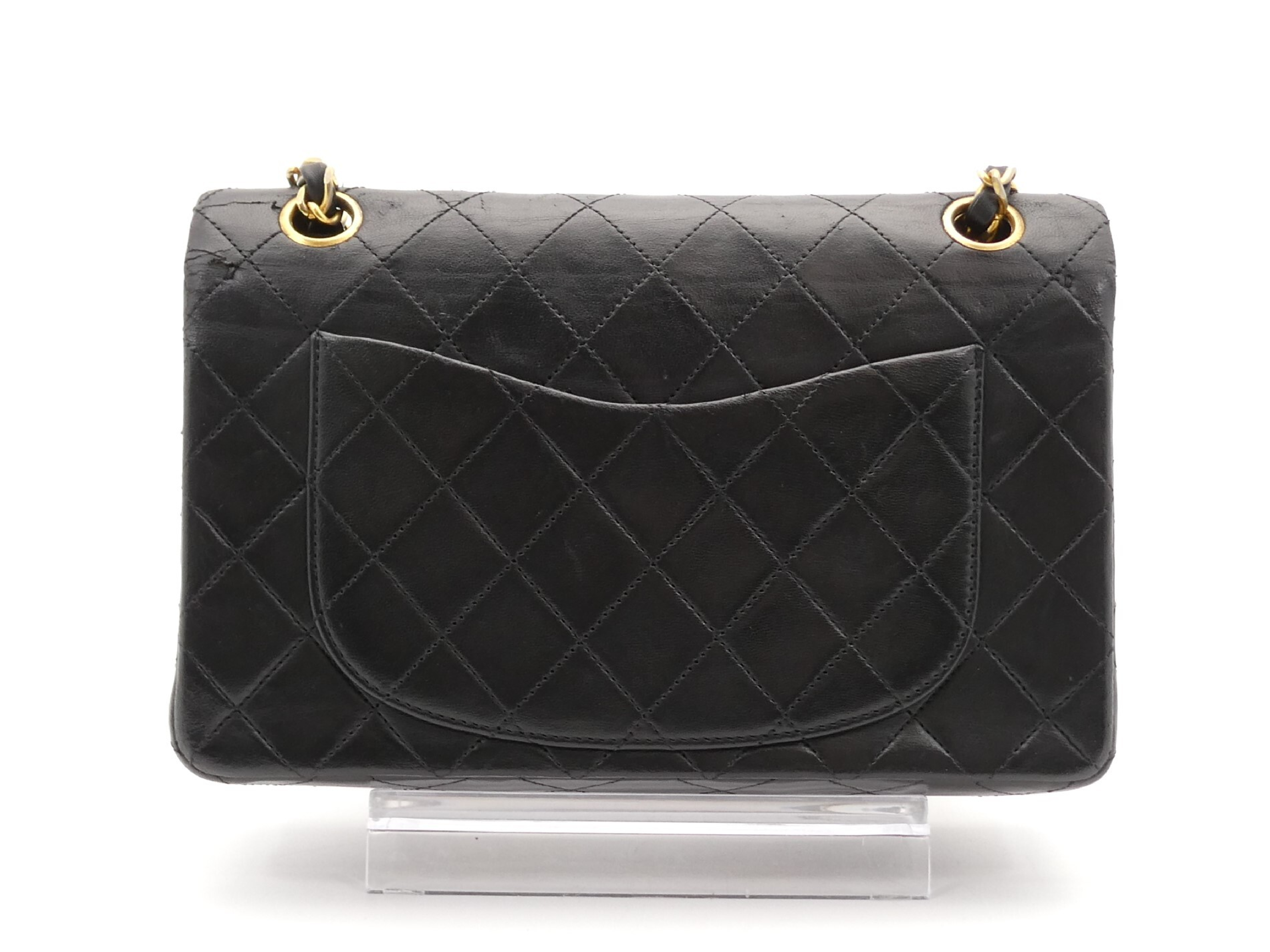 Matelassé Coco Mark Turnlock Double Flap Double Chain Shoulder Bag — view 2