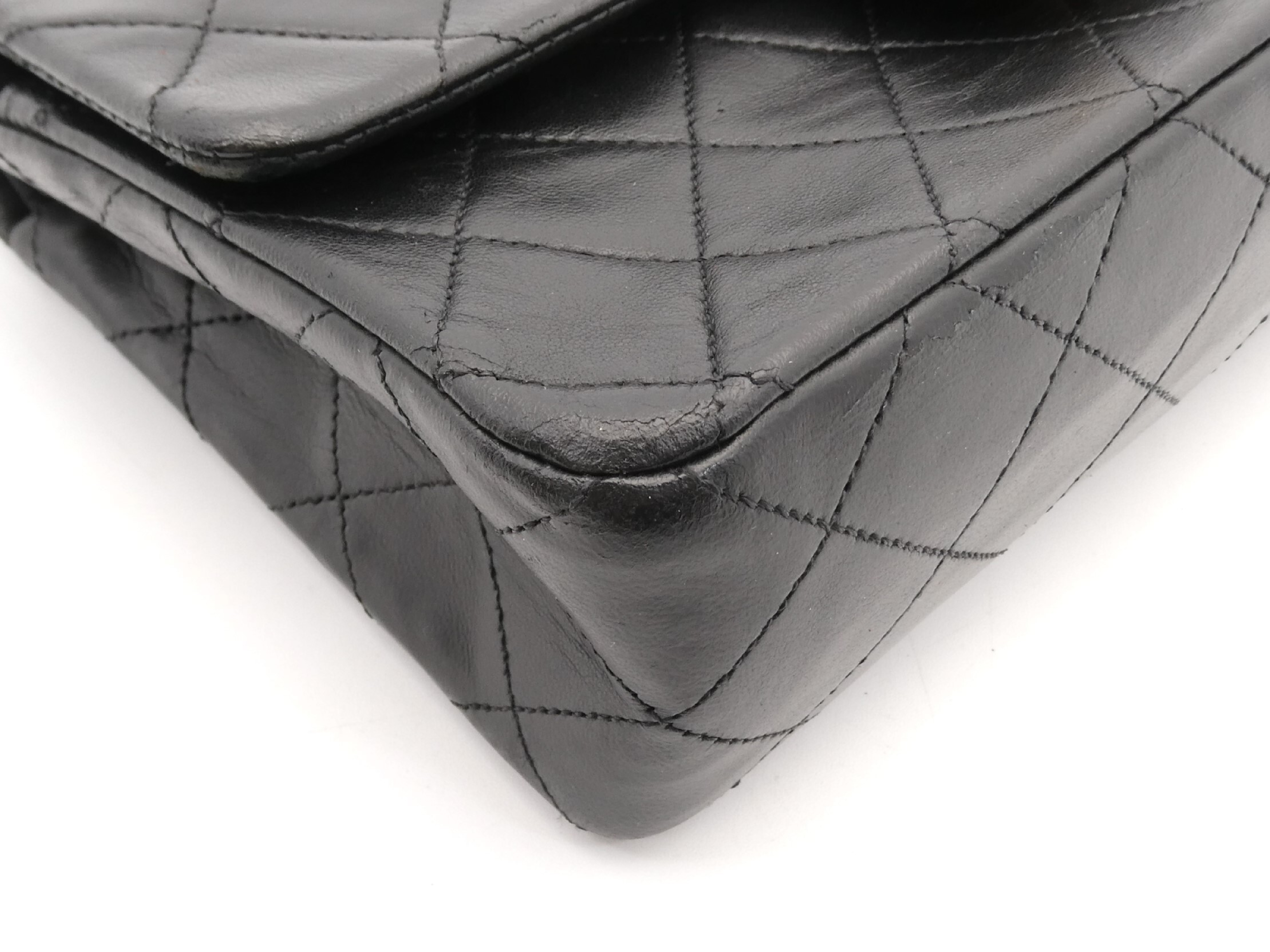 Matelassé Coco Mark Turnlock Double Flap Double Chain Shoulder Bag — view 10