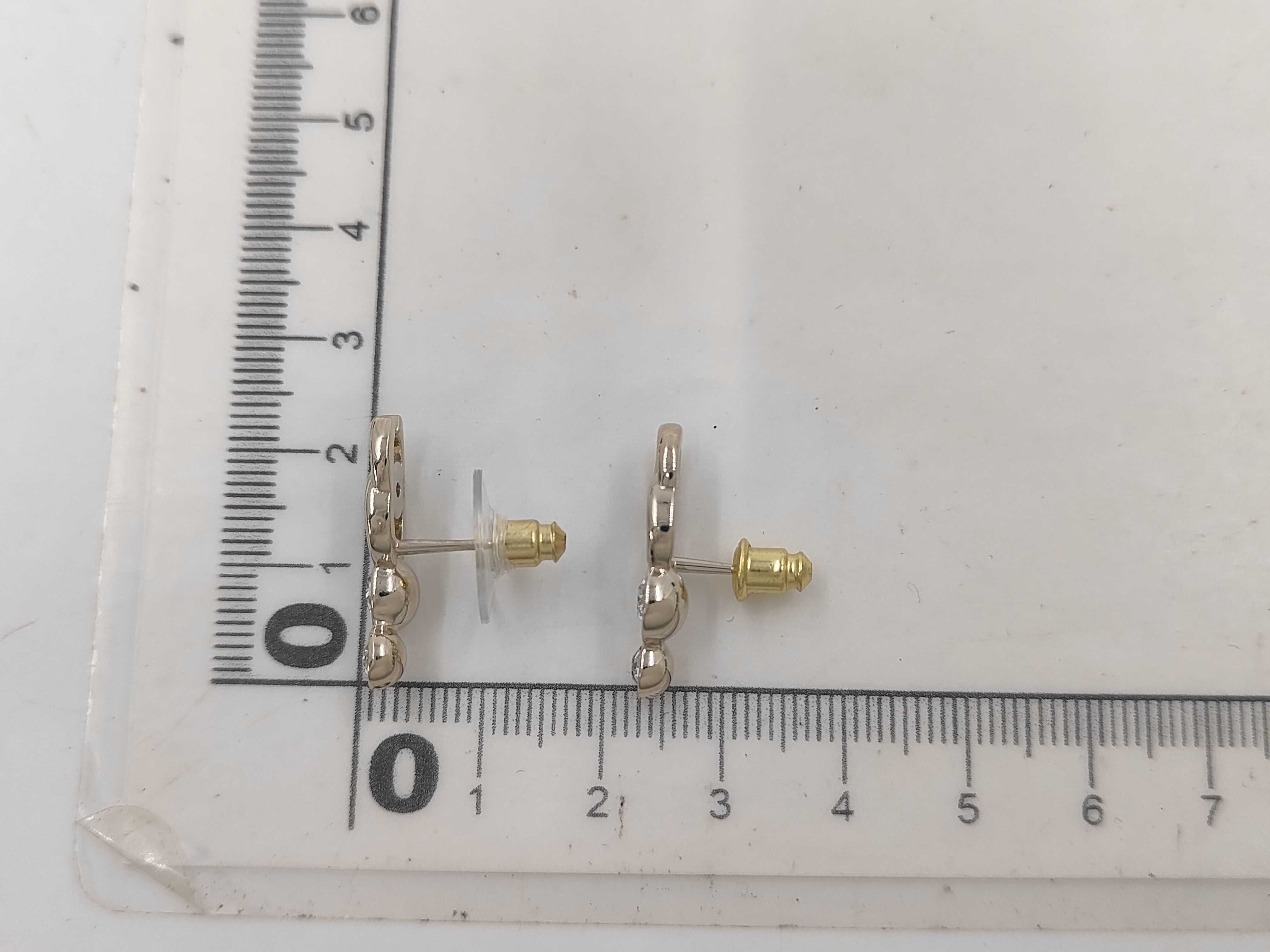 GP Hardware Coco Mark Rhinestone Earrings B24B — view 7