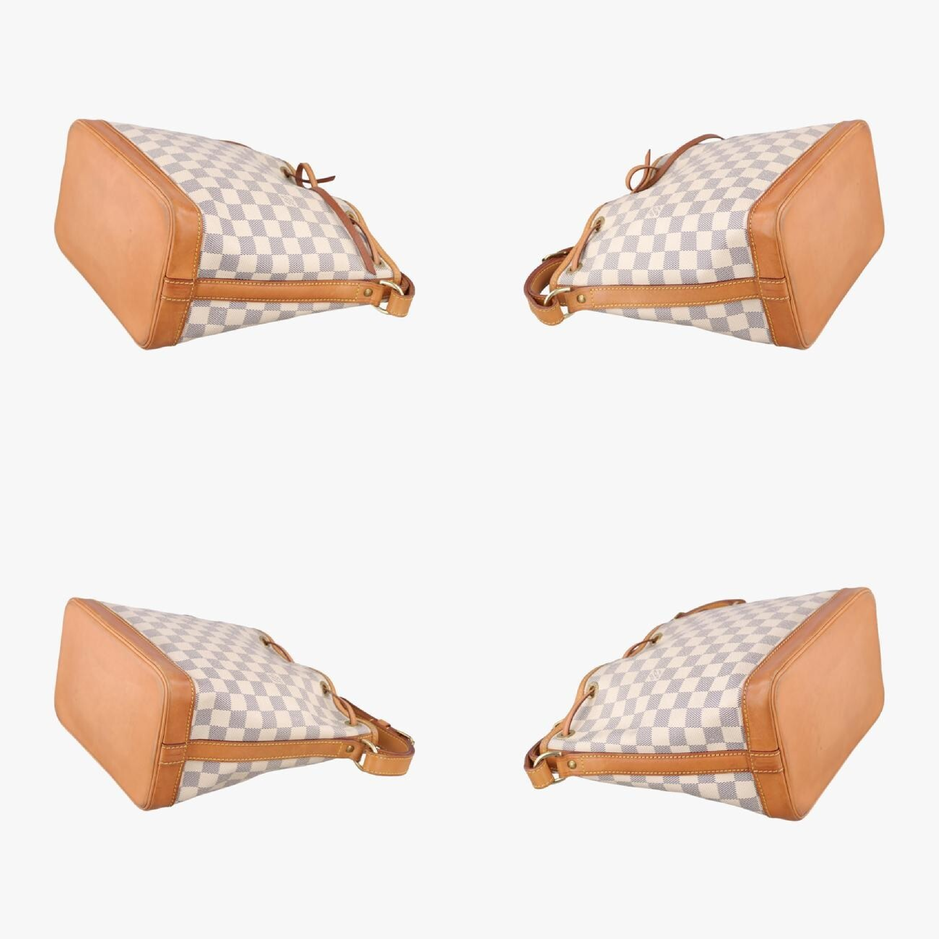 Noe BB Azur Damier Canvas N41220 AR2113 Shoulder Bag — view 4