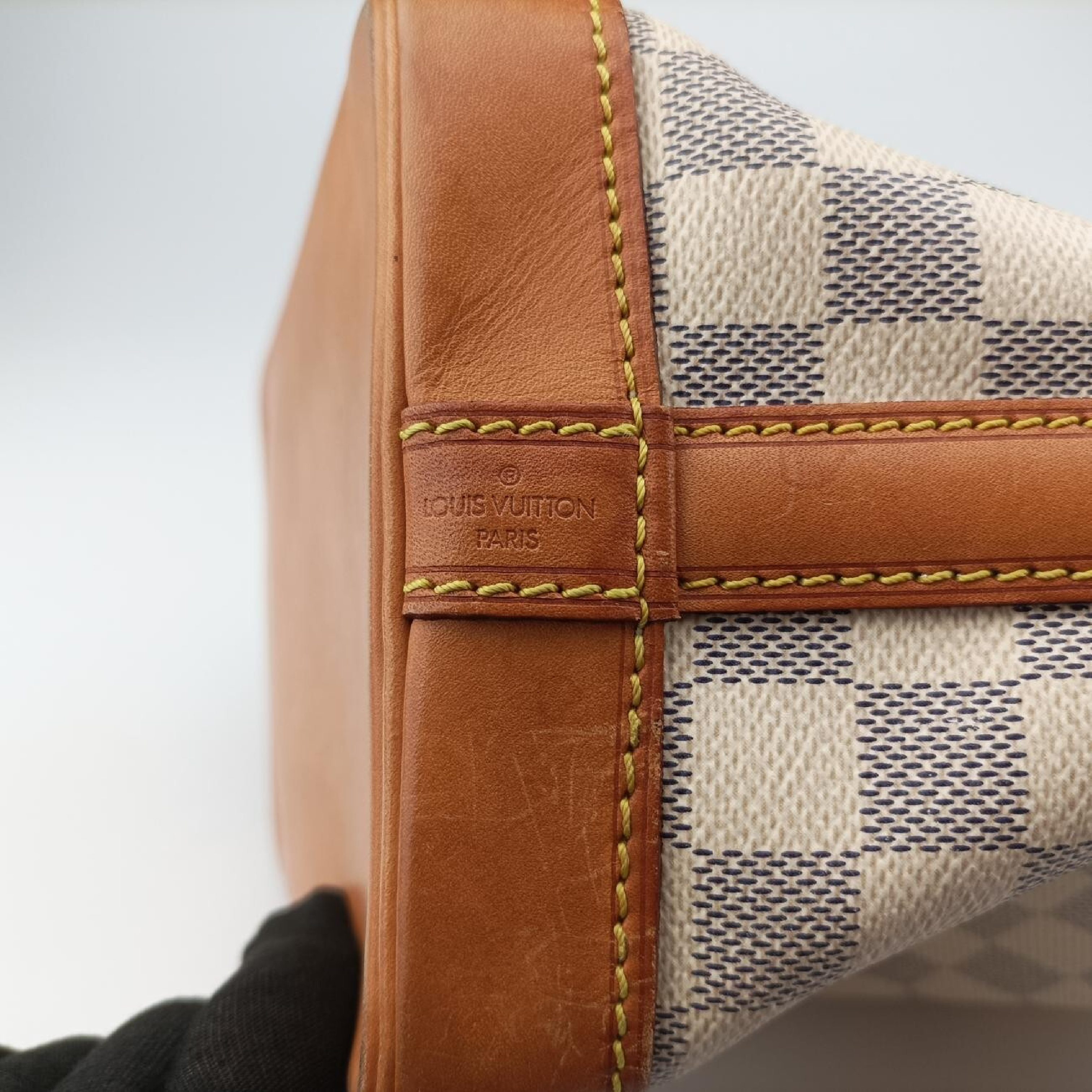 Noe BB Azur Damier Canvas N41220 AR2113 Shoulder Bag — view 7