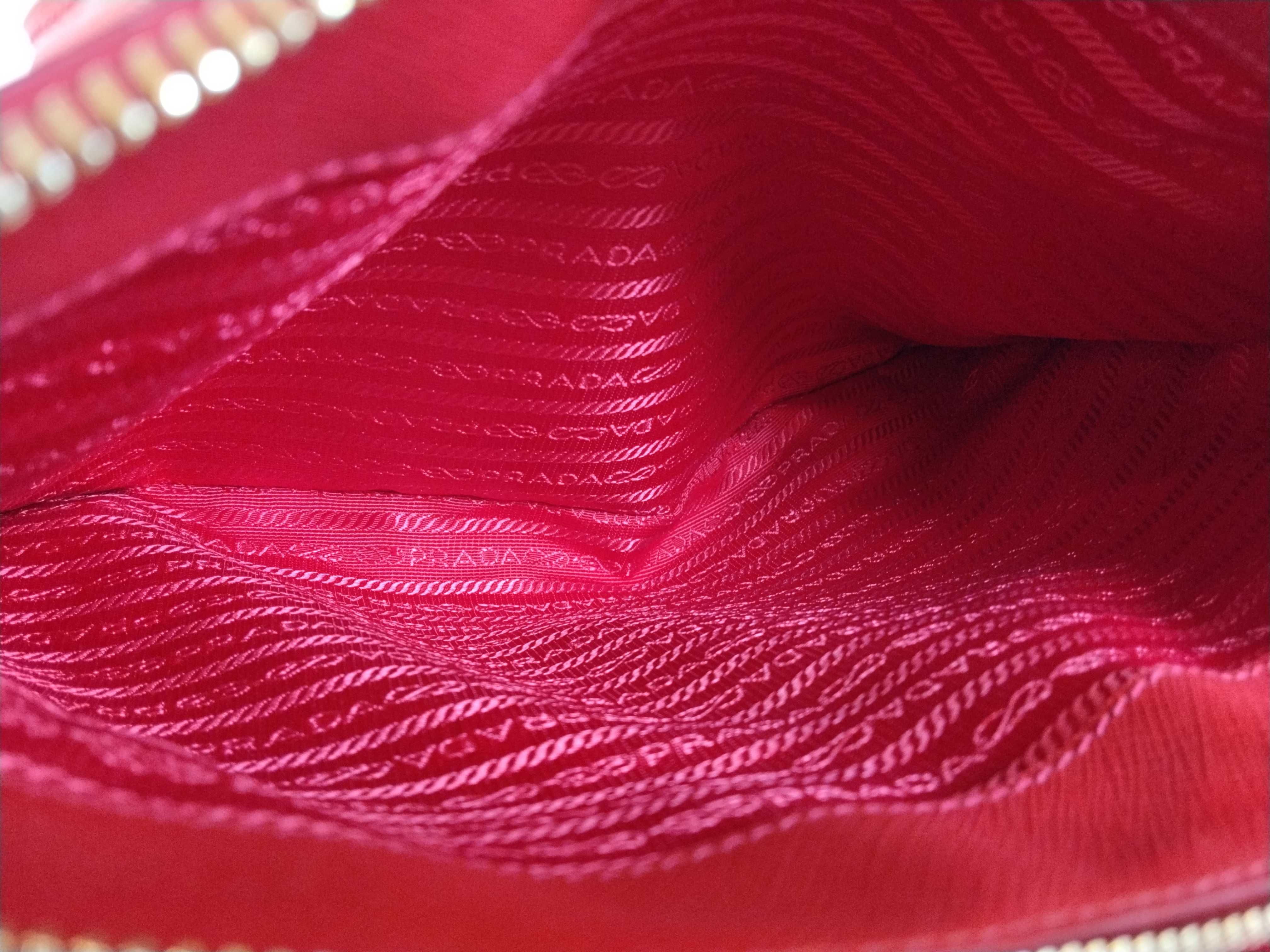 ID- Saffiano Lux cow skin 2-way handbag Red BN2274 handbag — view 12