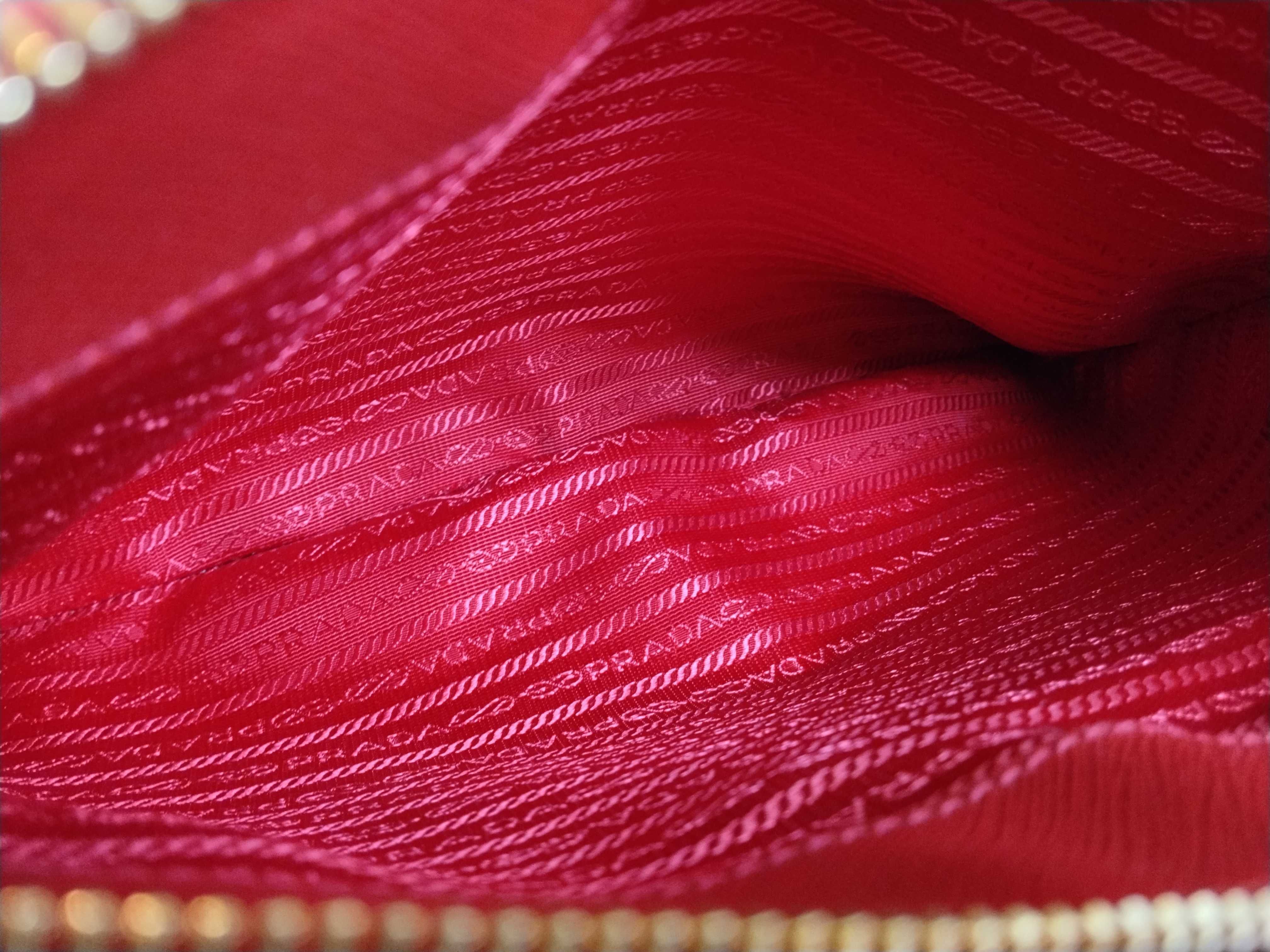 ID- Saffiano Lux cow skin 2-way handbag Red BN2274 handbag — view 15