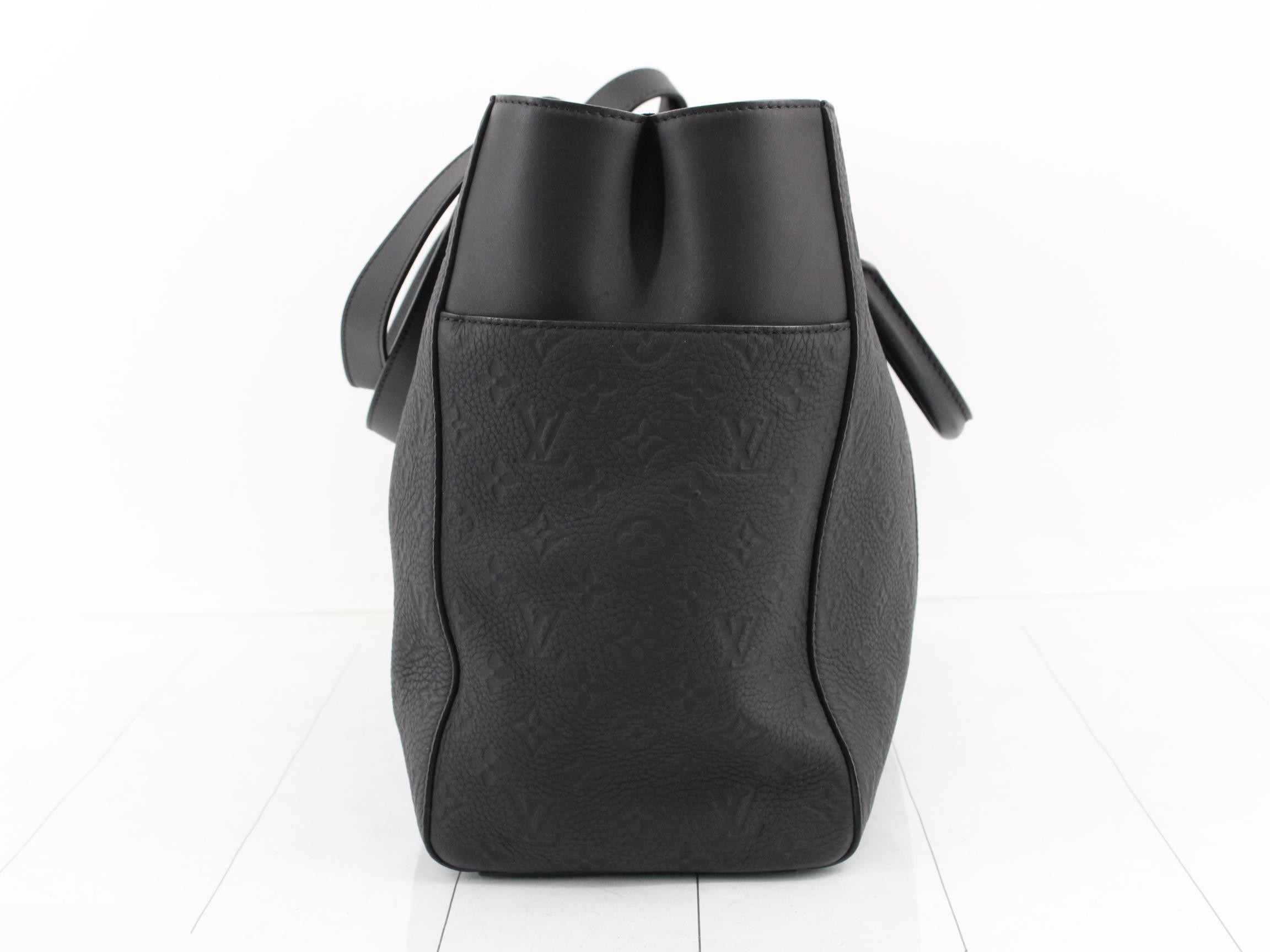 Taurillon Monogram Sac Plat 24H Noir (Black) RFID-protected, includes dust bag. — view 4
