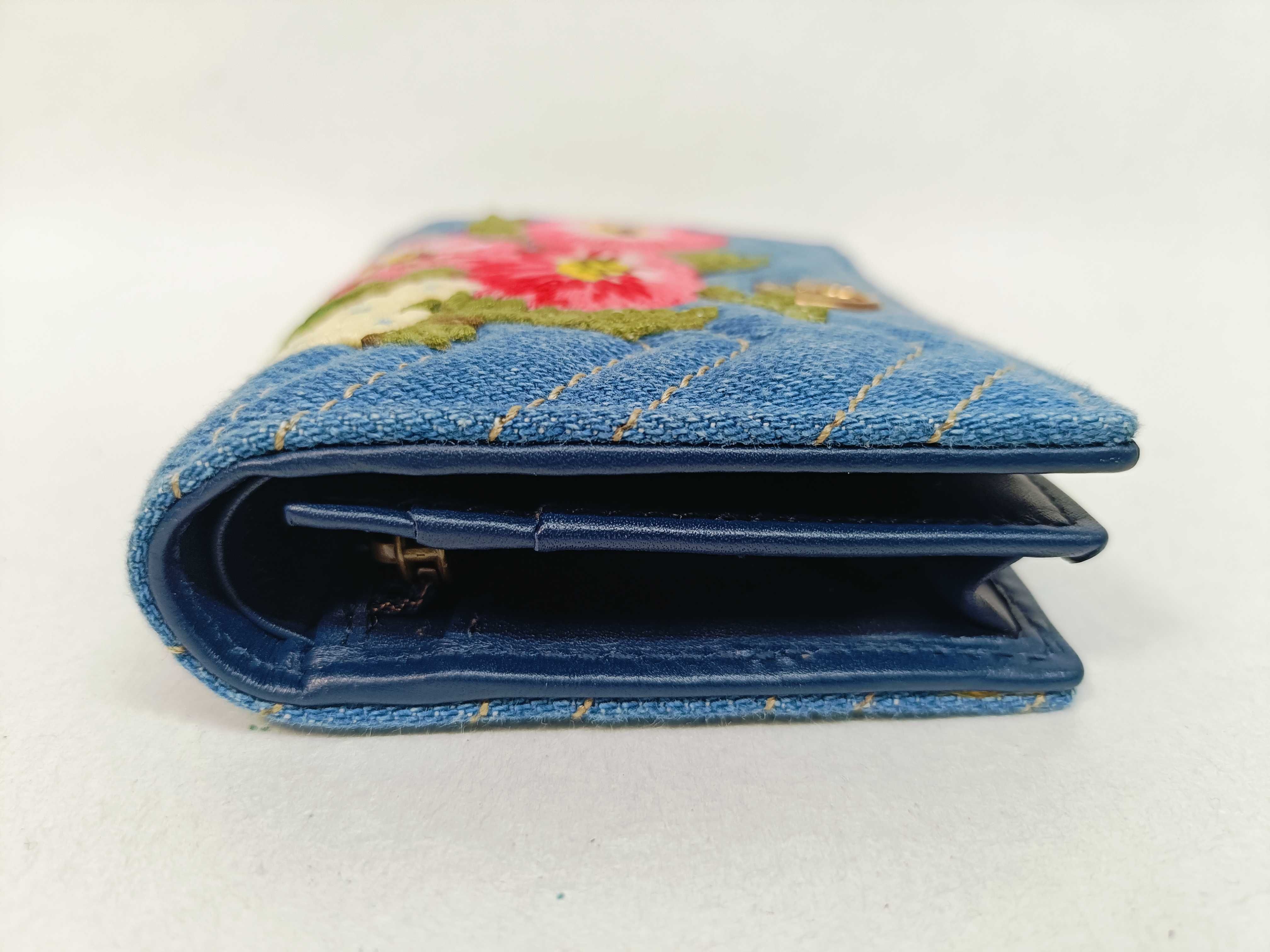 GG Folding Wallet, Floral Pattern — view 3