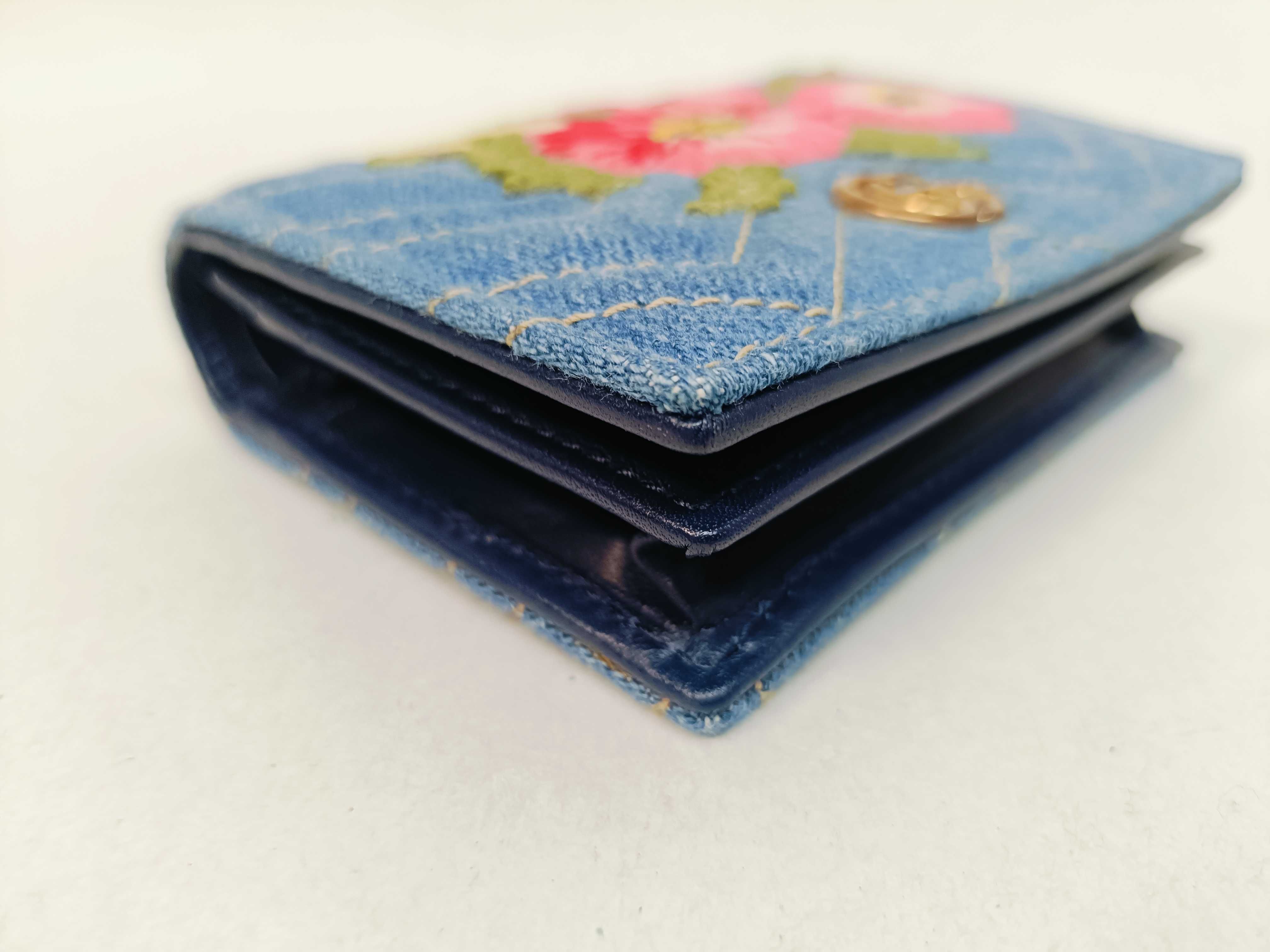 GG Folding Wallet, Floral Pattern — view 4