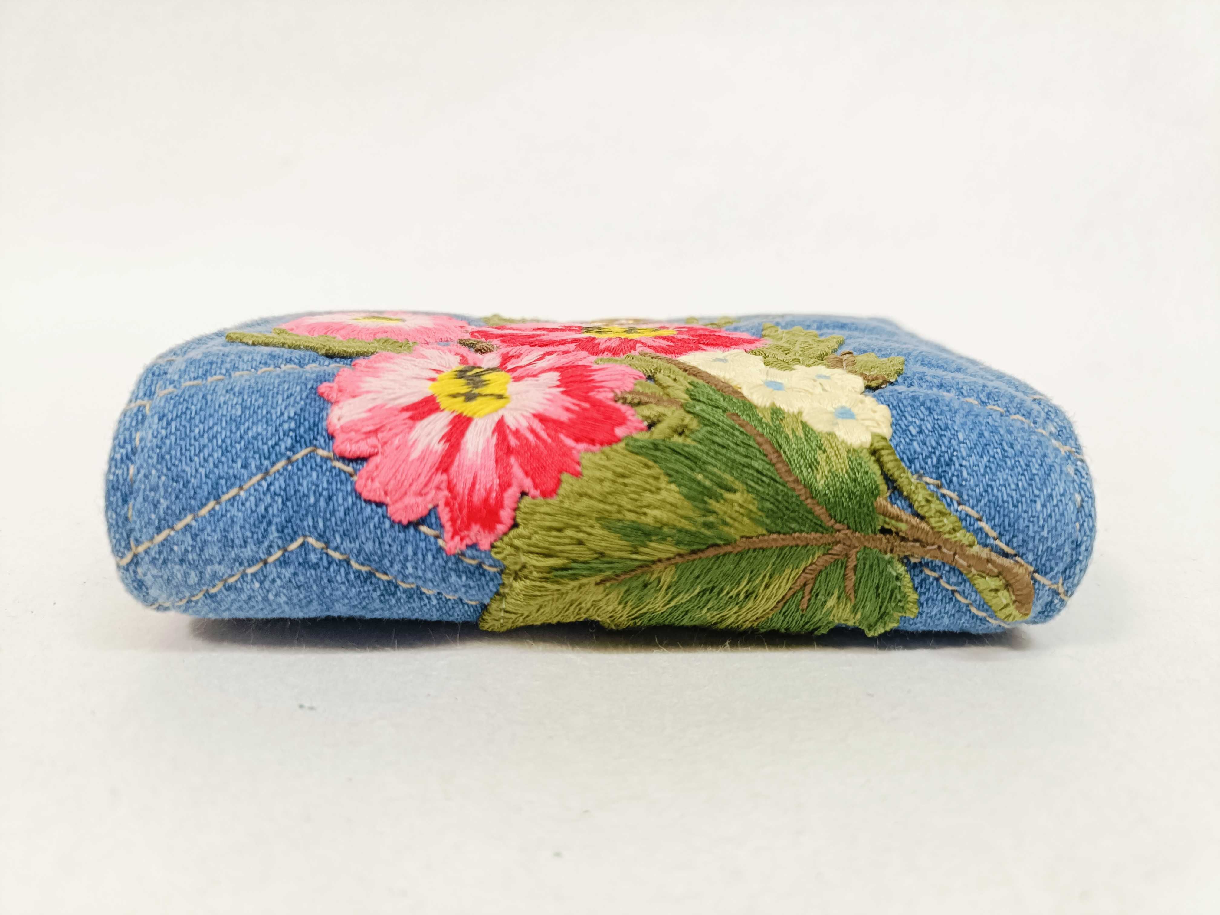 GG Folding Wallet, Floral Pattern — view 6