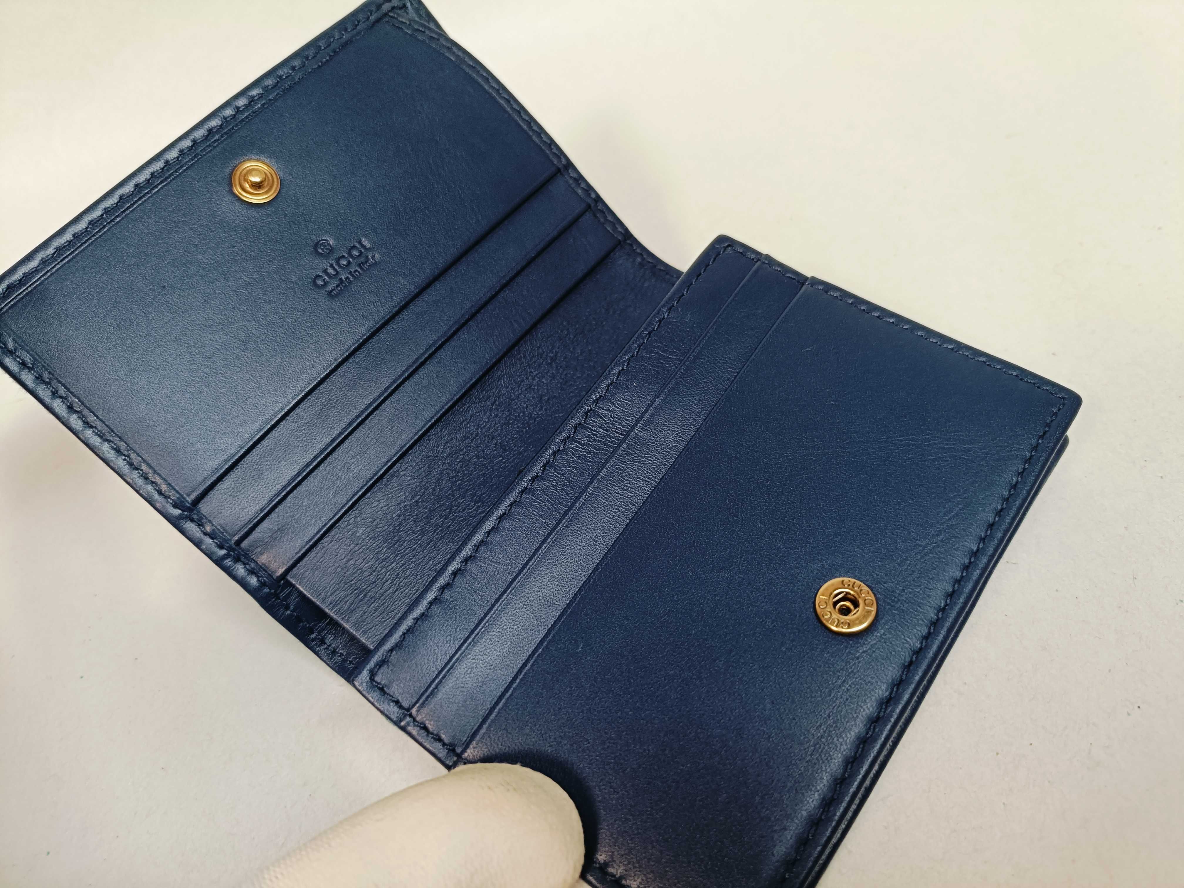 GG Folding Wallet, Floral Pattern — view 7