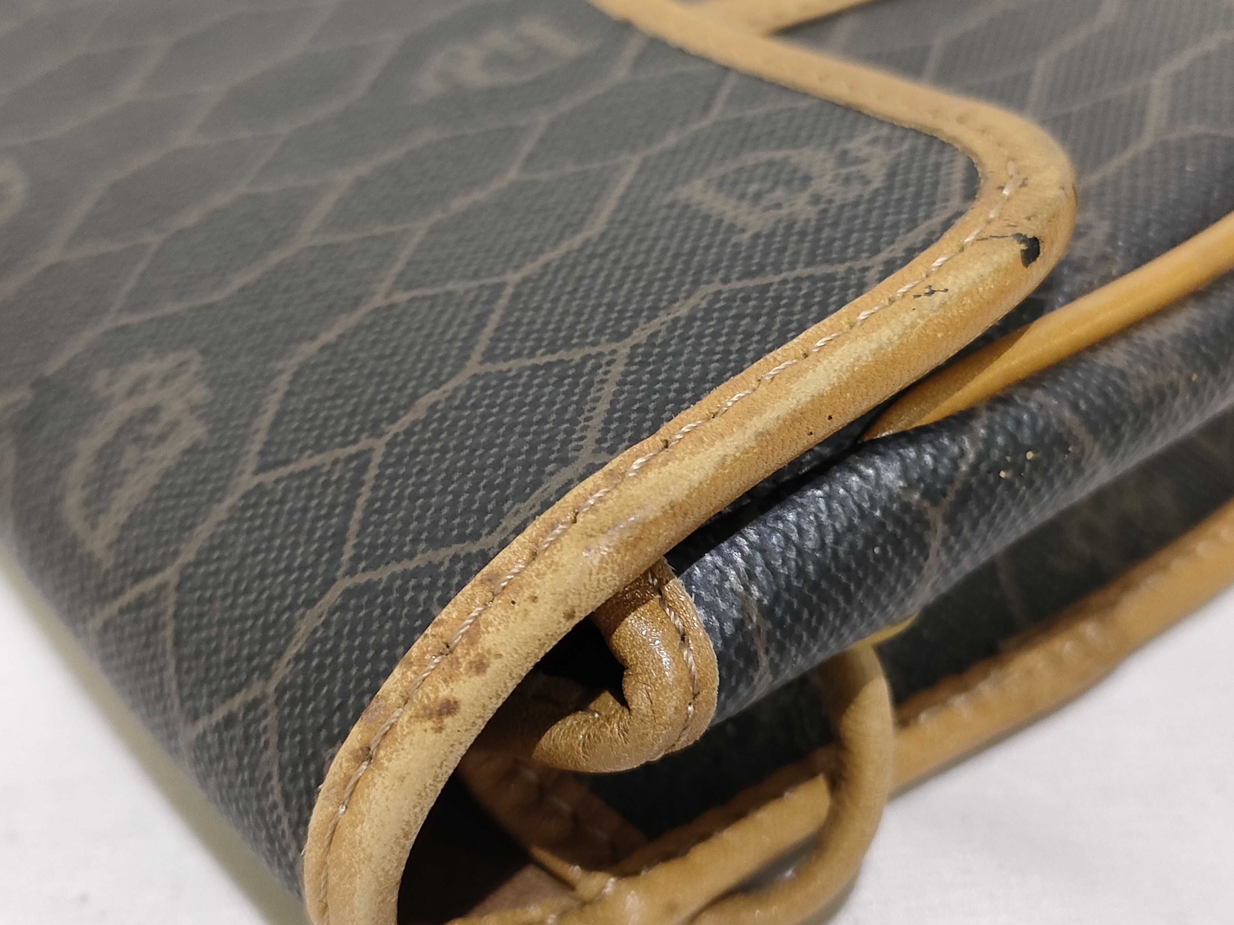 CHRISTIAN Dior Honeycomb Shoulder Bag Pouch Shoulder Bag — view 13