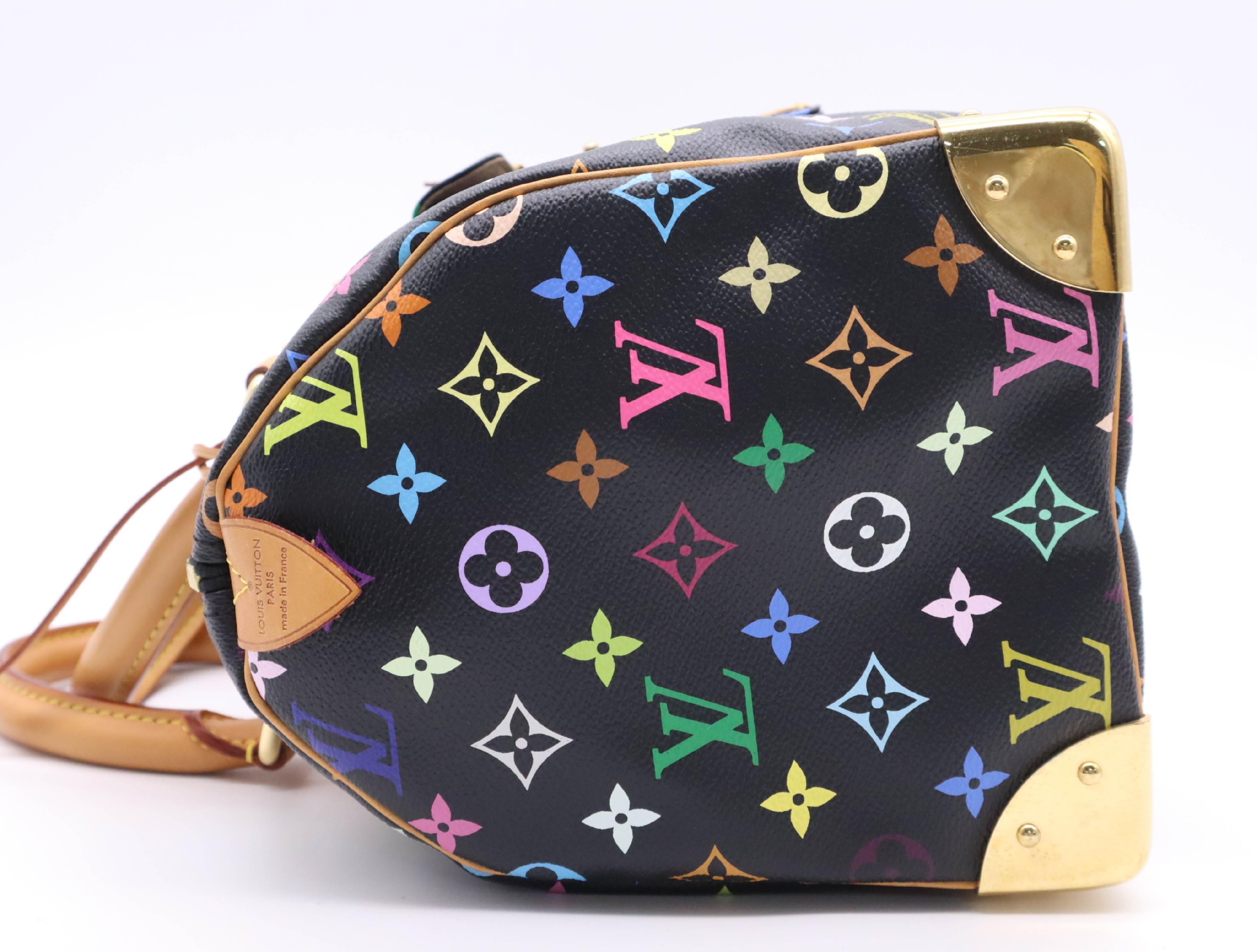 M92642 Multicolor Speedy 30 Noir Handbag with 2 Keys and Clochette — view 3