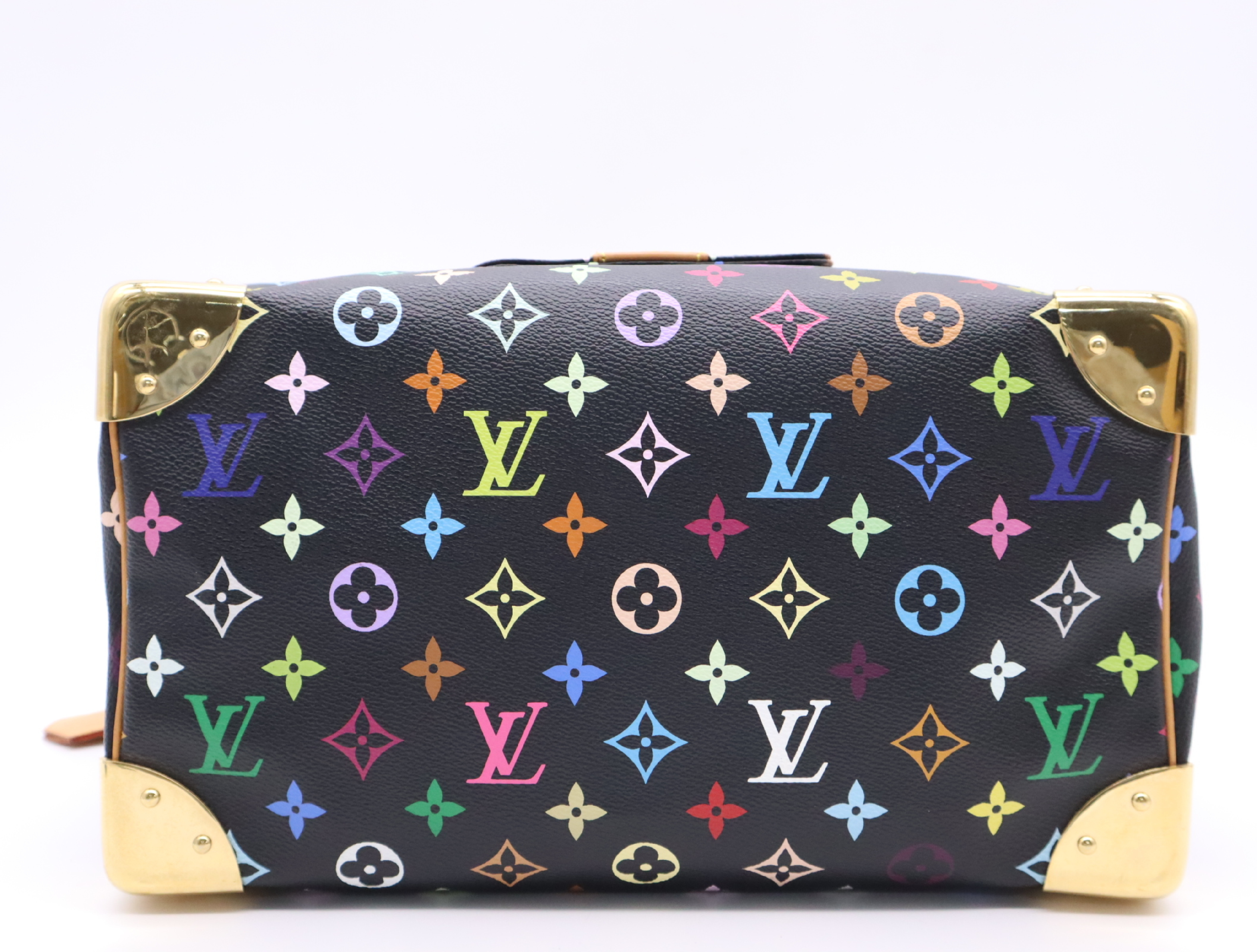 M92642 Multicolor Speedy 30 Noir Handbag with 2 Keys and Clochette — view 4