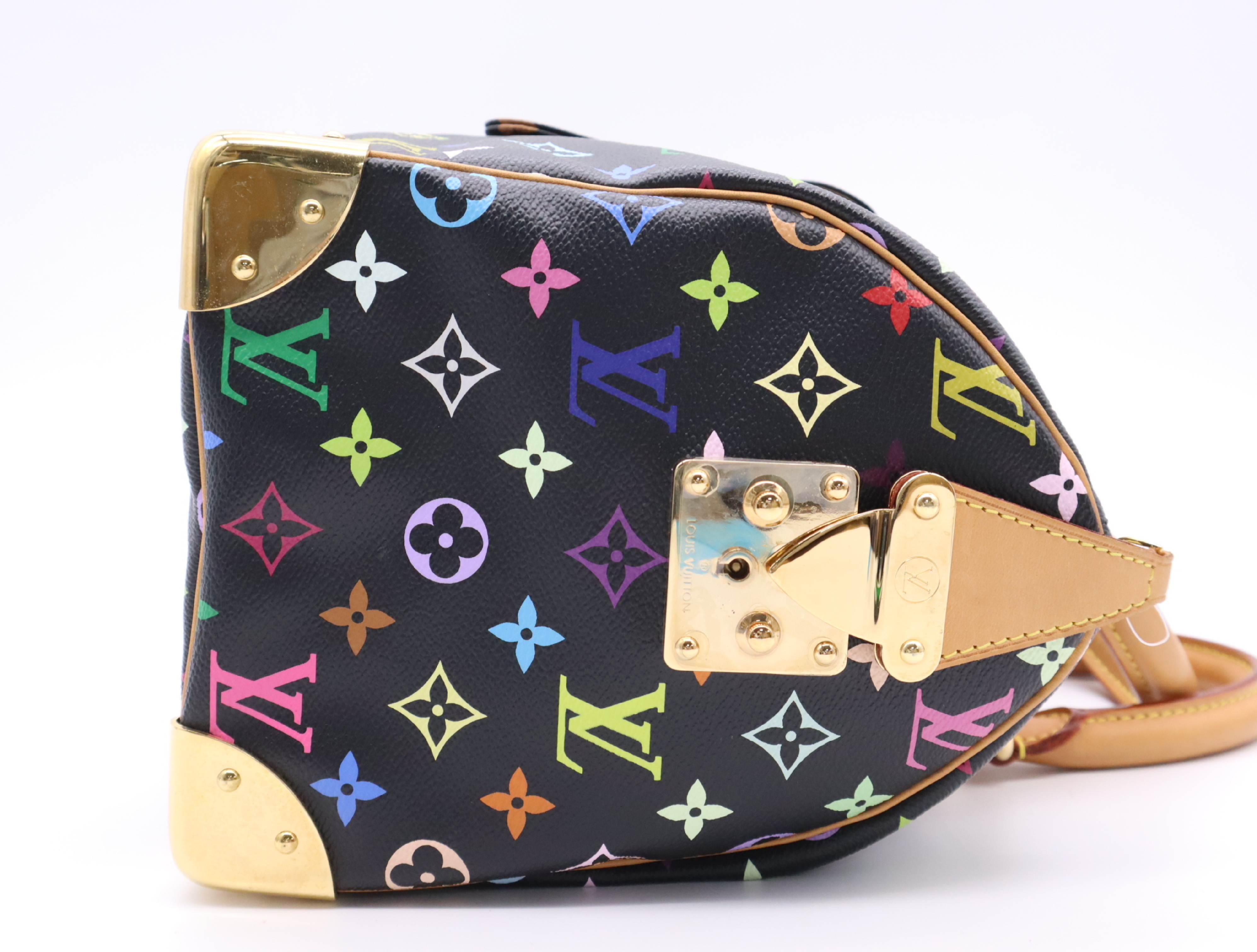 M92642 Multicolor Speedy 30 Noir Handbag with 2 Keys and Clochette — view 5