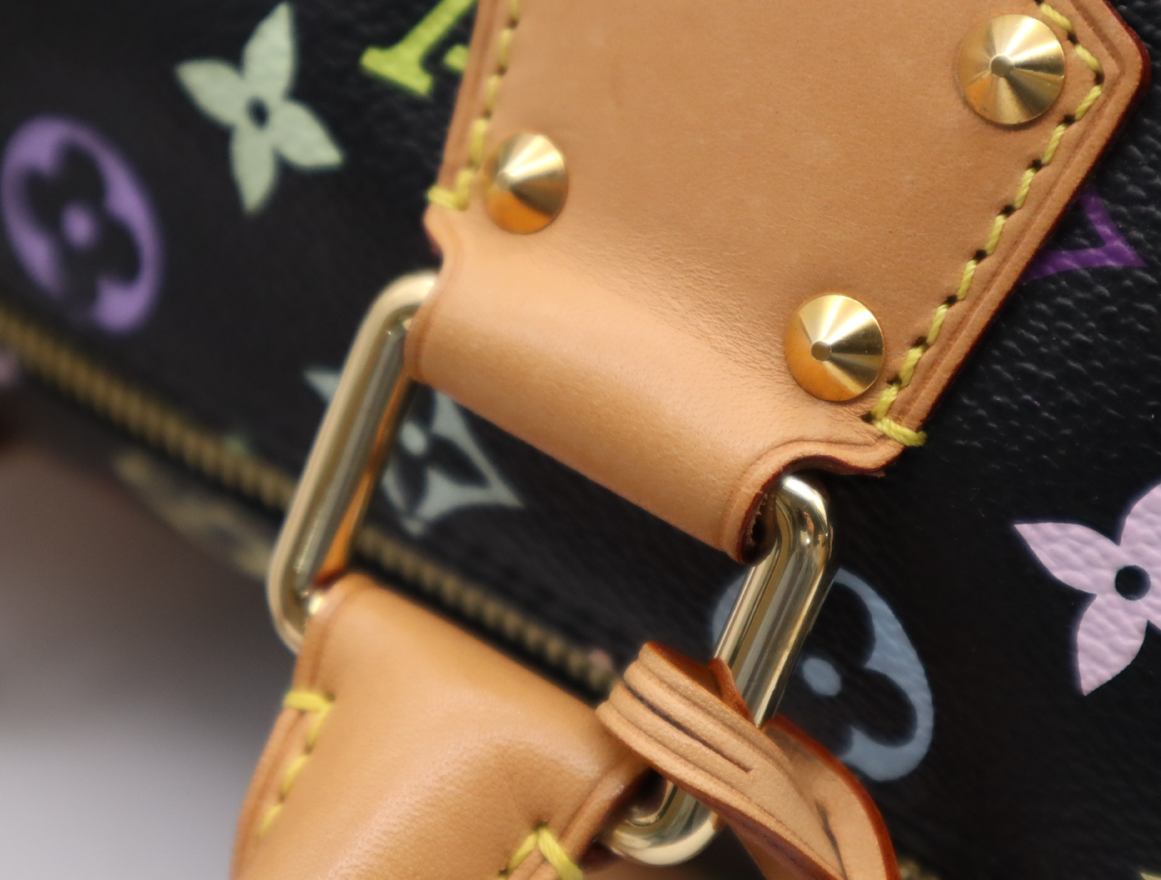 M92642 Multicolor Speedy 30 Noir Handbag with 2 Keys and Clochette — view 10