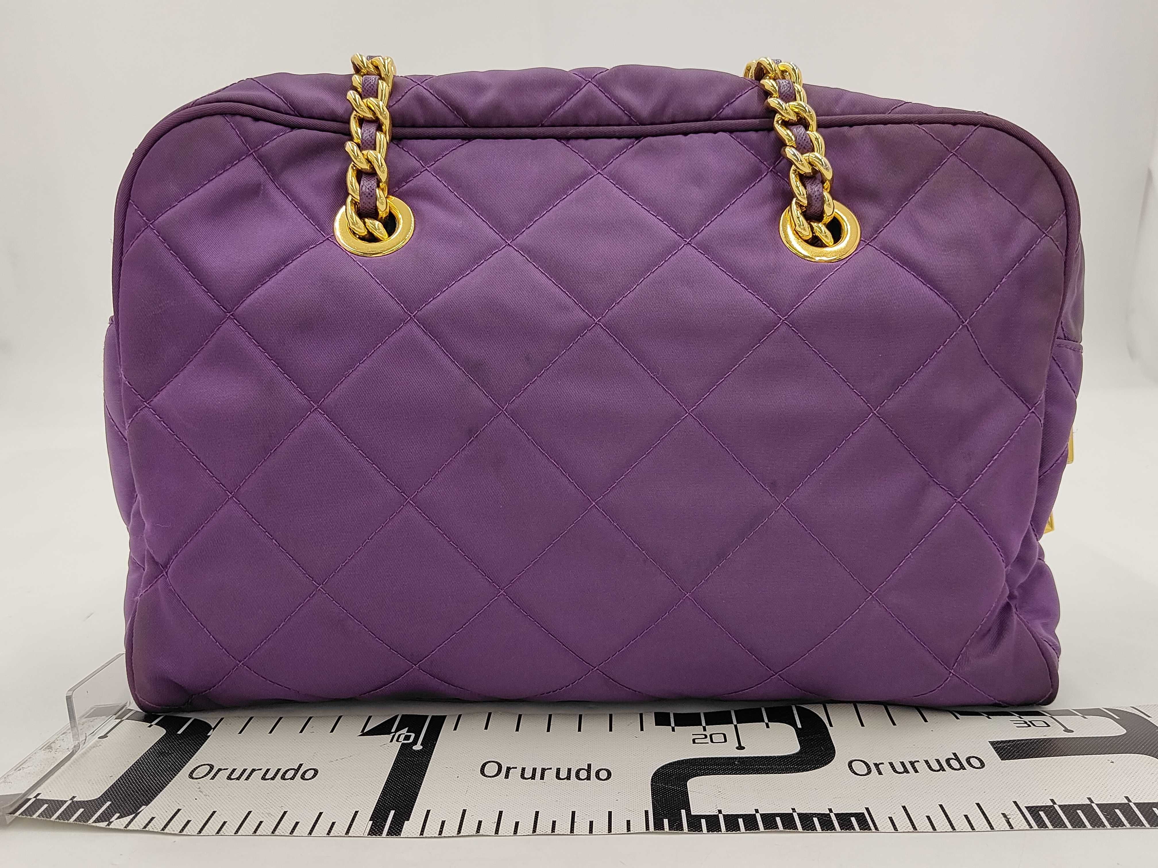 Nylon Purple Shoulder Bag — view 2