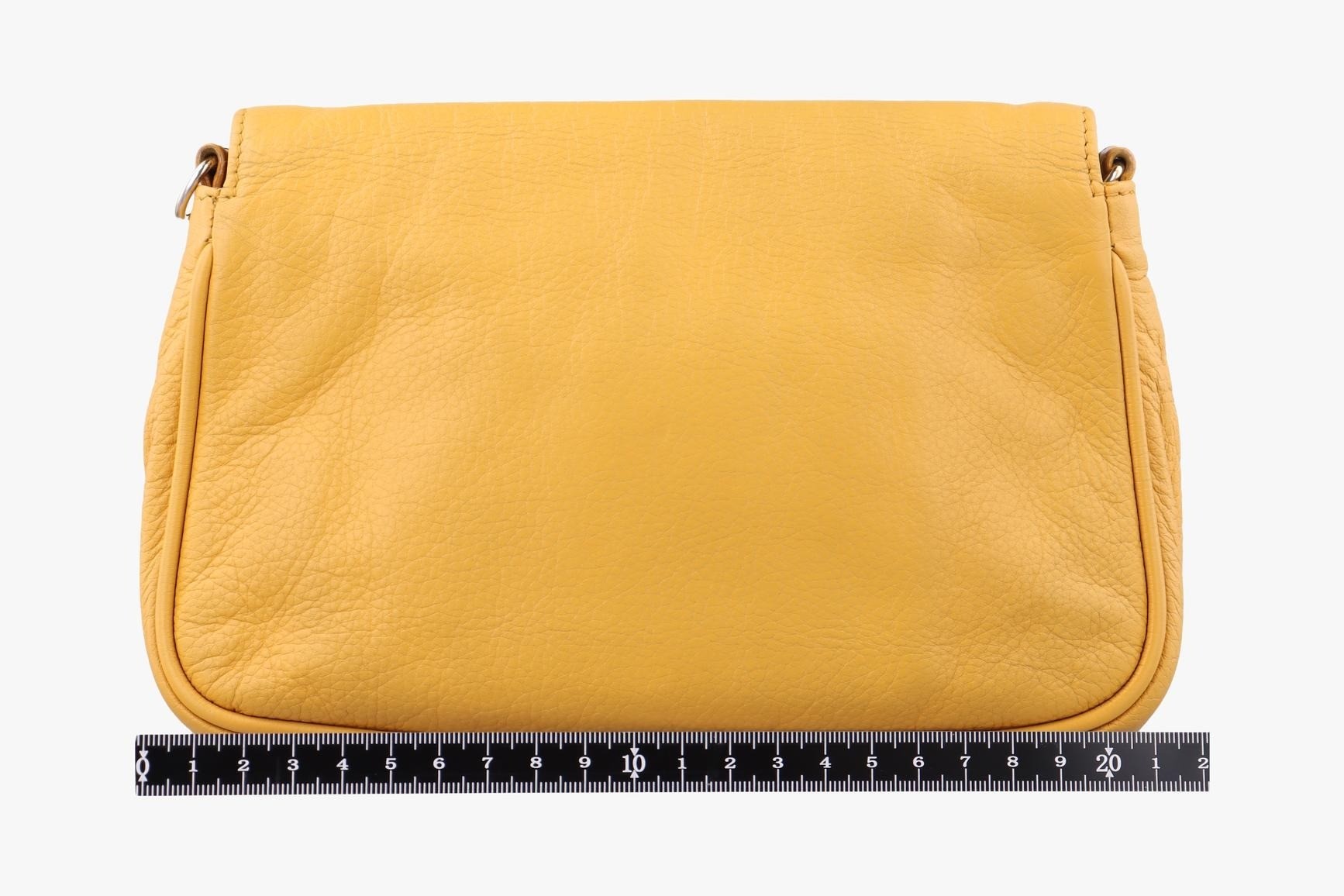 Fendista Pochette Leather Yellow — view 2