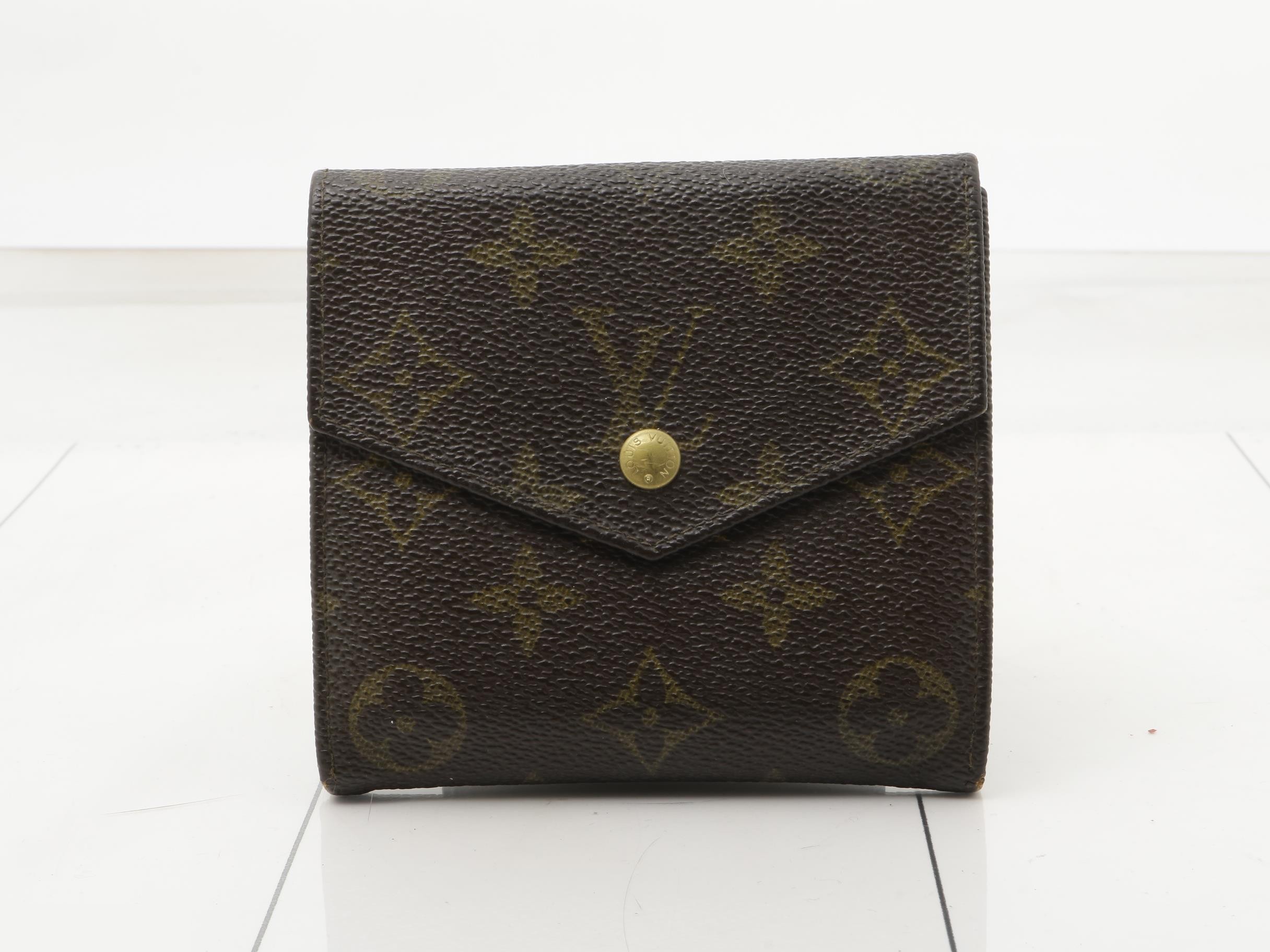 Monogram Portemonnaie Billet Carte Credit Tri-fold Wallet
