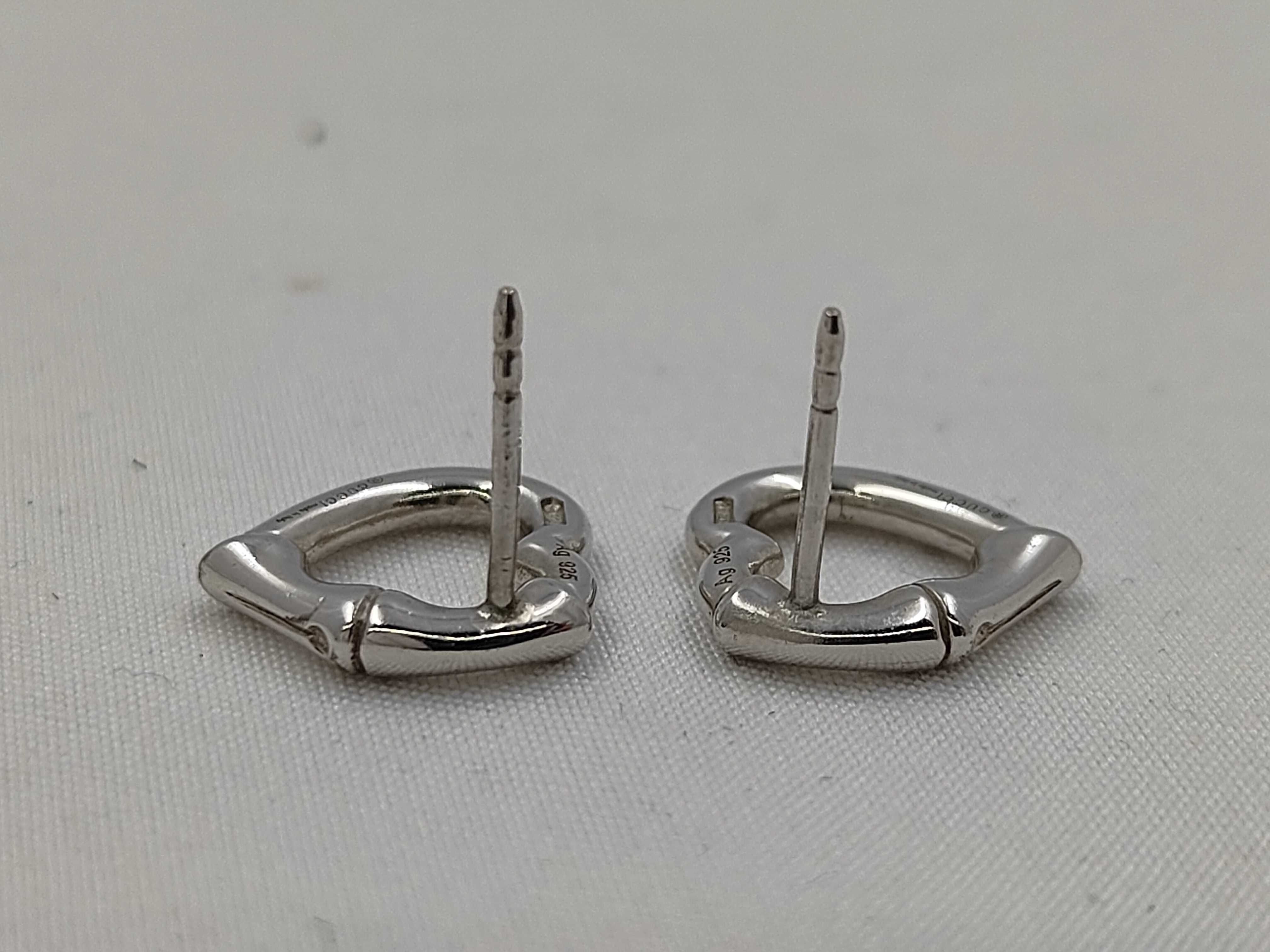 Ag925 heart earrings — view 4