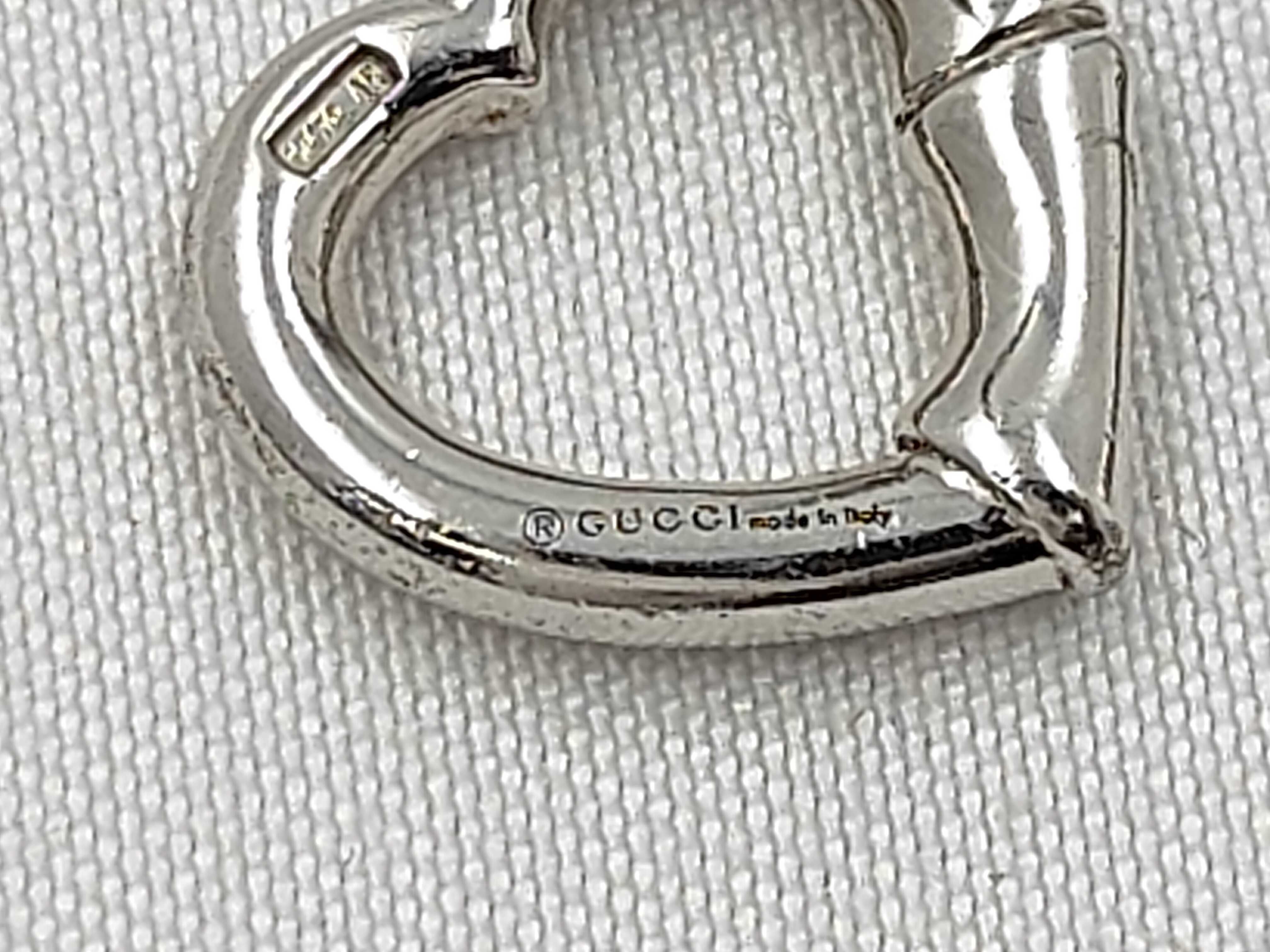Ag925 heart earrings — view 5