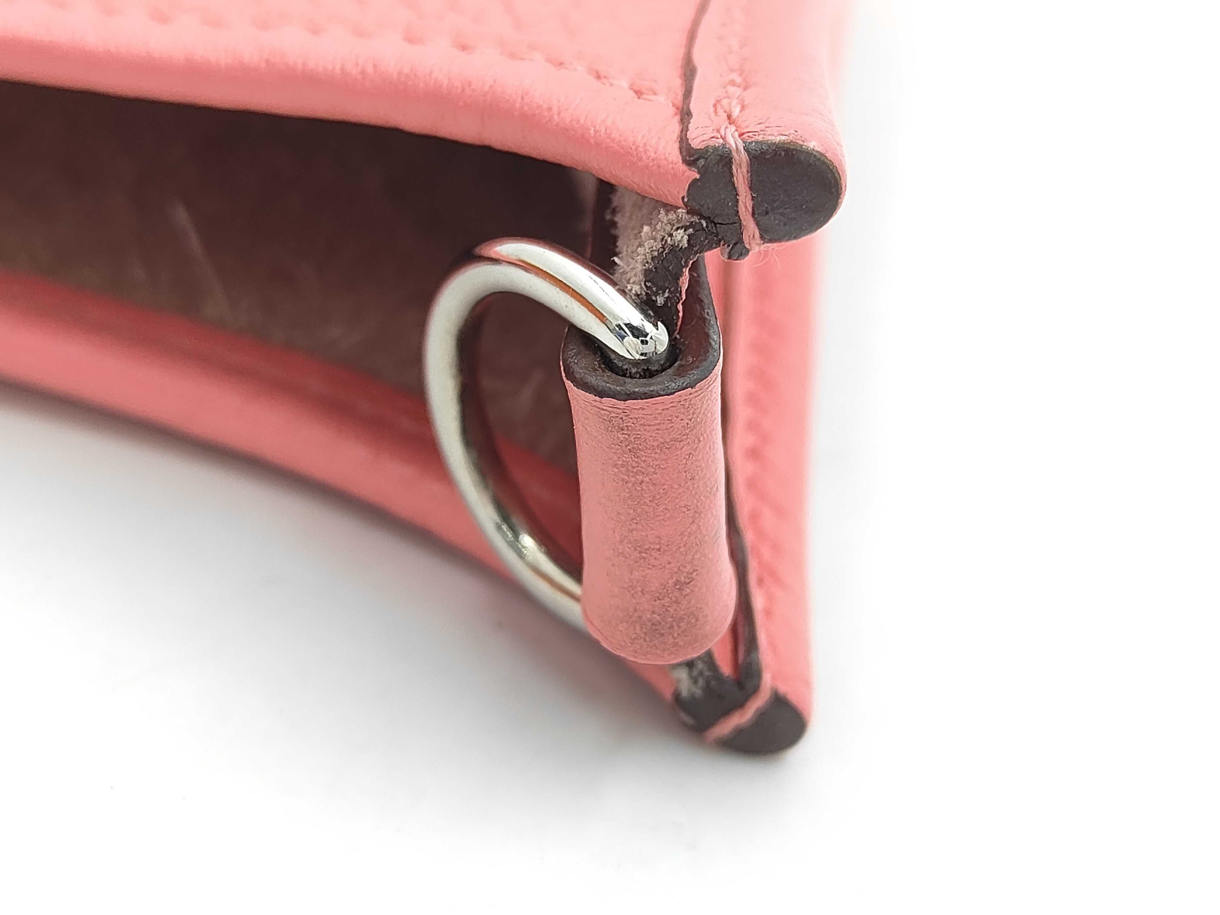 Evelyne TPM Taurillon Rose Azalee Shoulder Bag (A stamp) — view 7