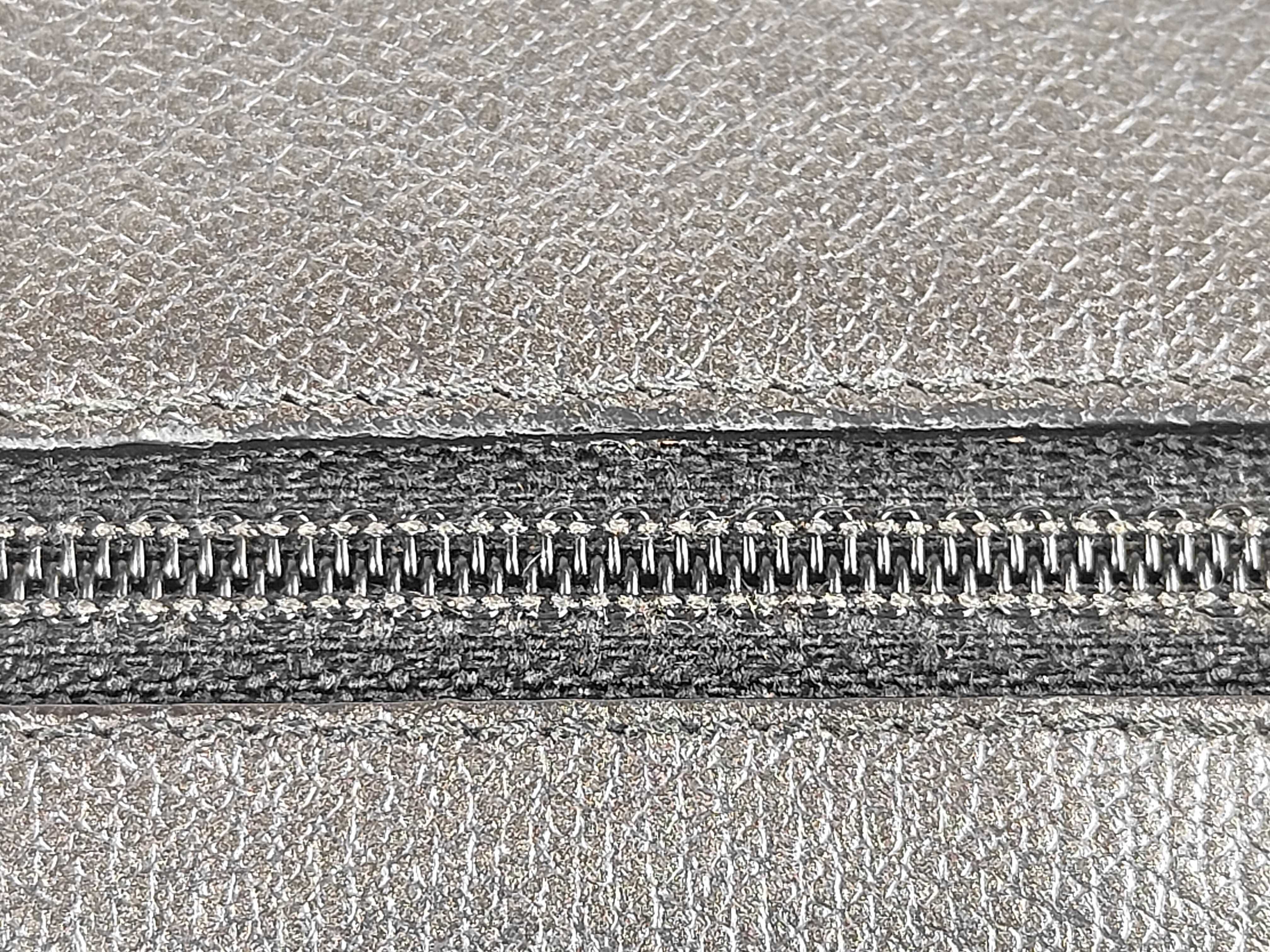 Caviar Skin Coco Button Tri-fold Wallet — view 7