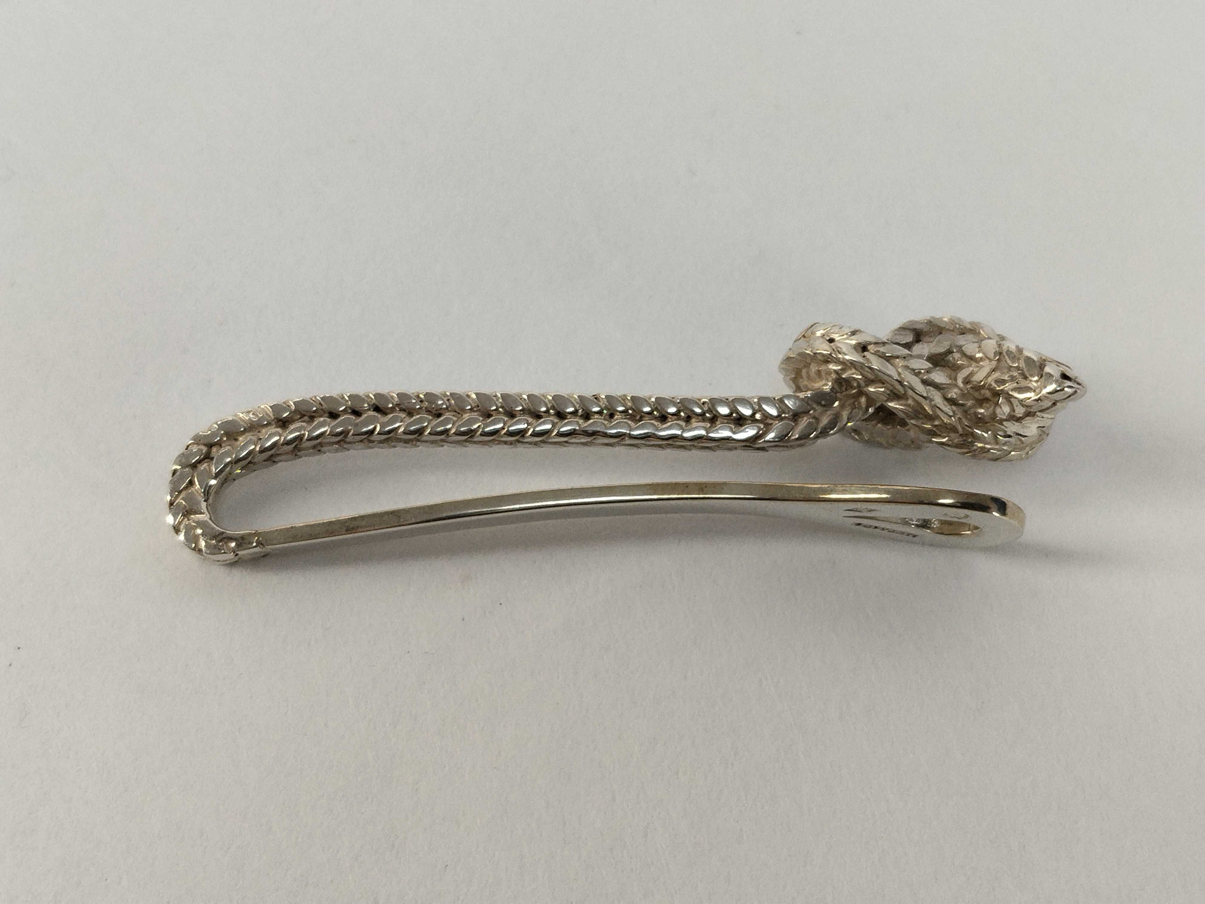 Tresse Knot Tie Clip 925 Tie Clip & Cufflinks — view 2