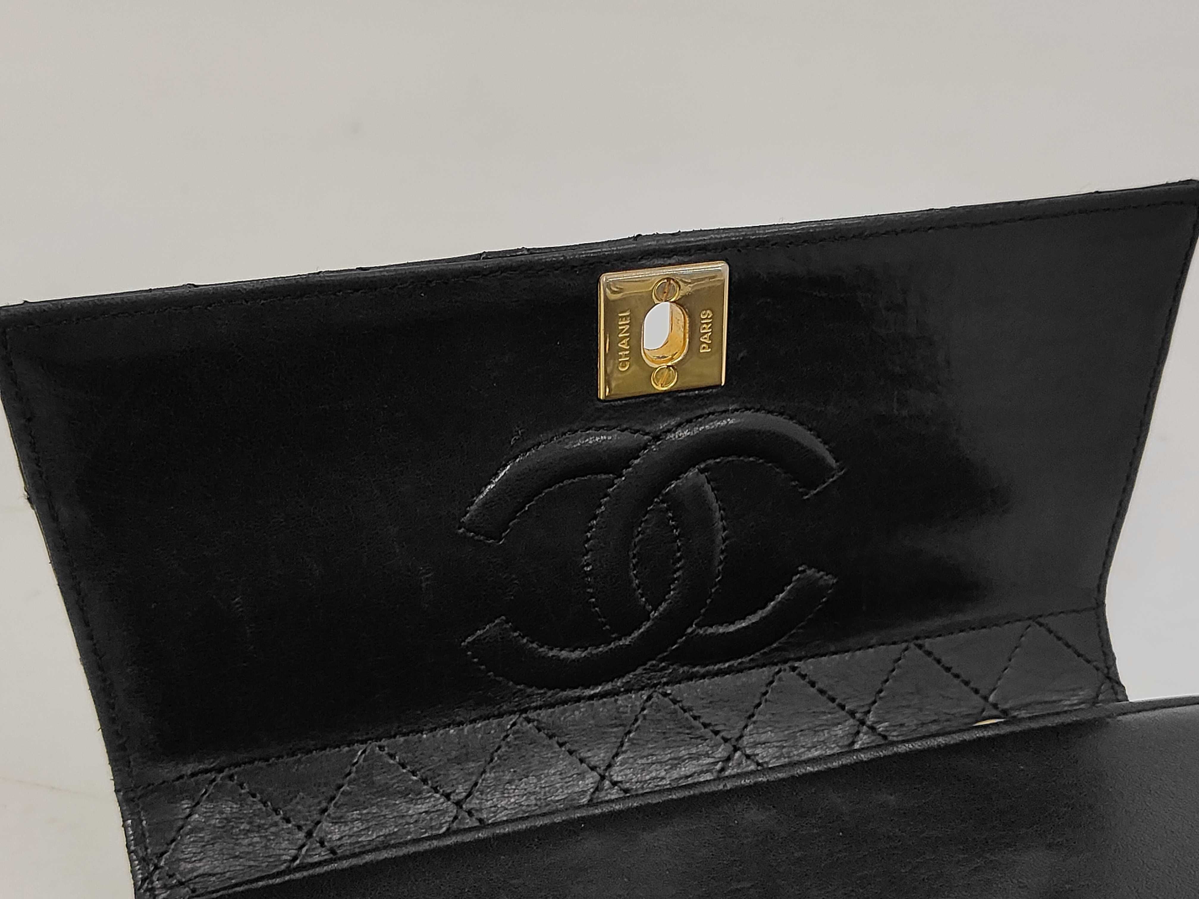 Trapezoidal Turnlock Chain Shoulder Bag — view 11