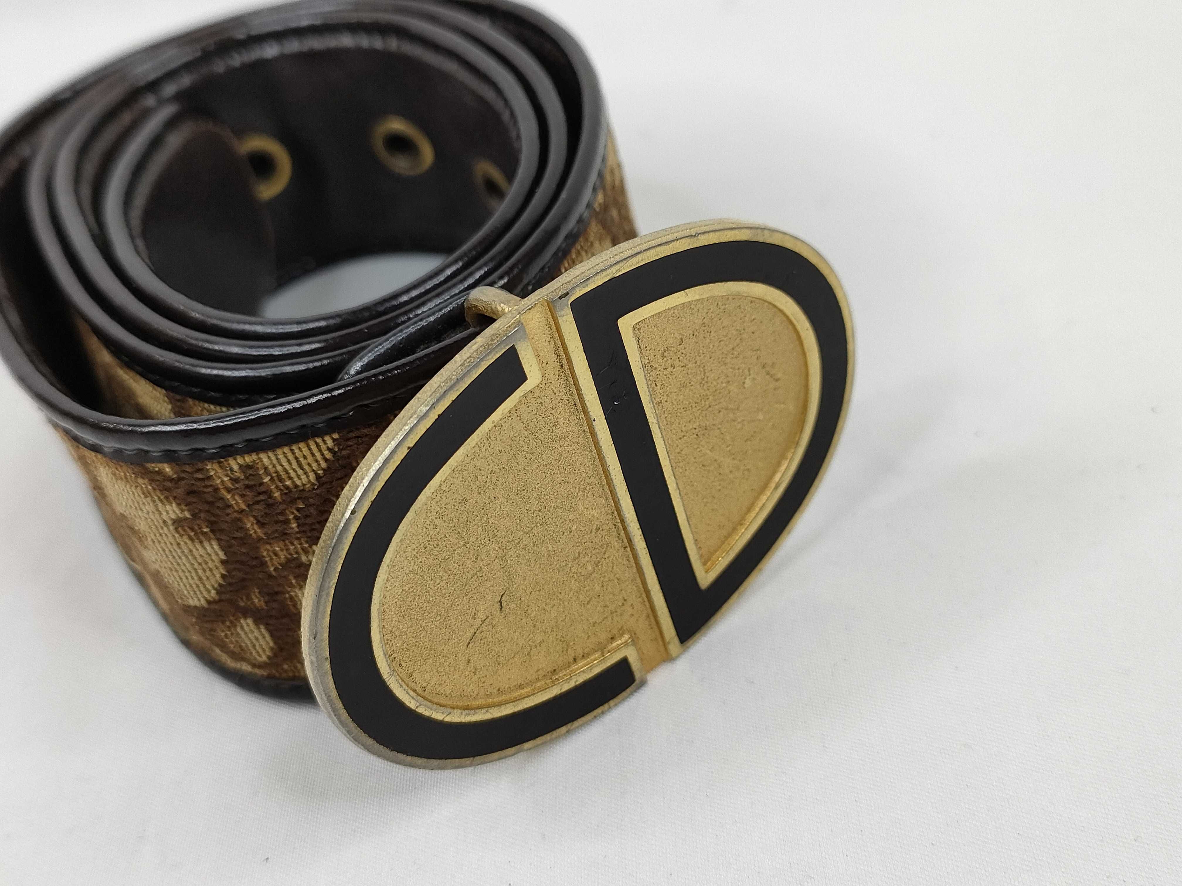 Trotter Christian Dior Belt Trotter Pattern Christian Belt — view 2